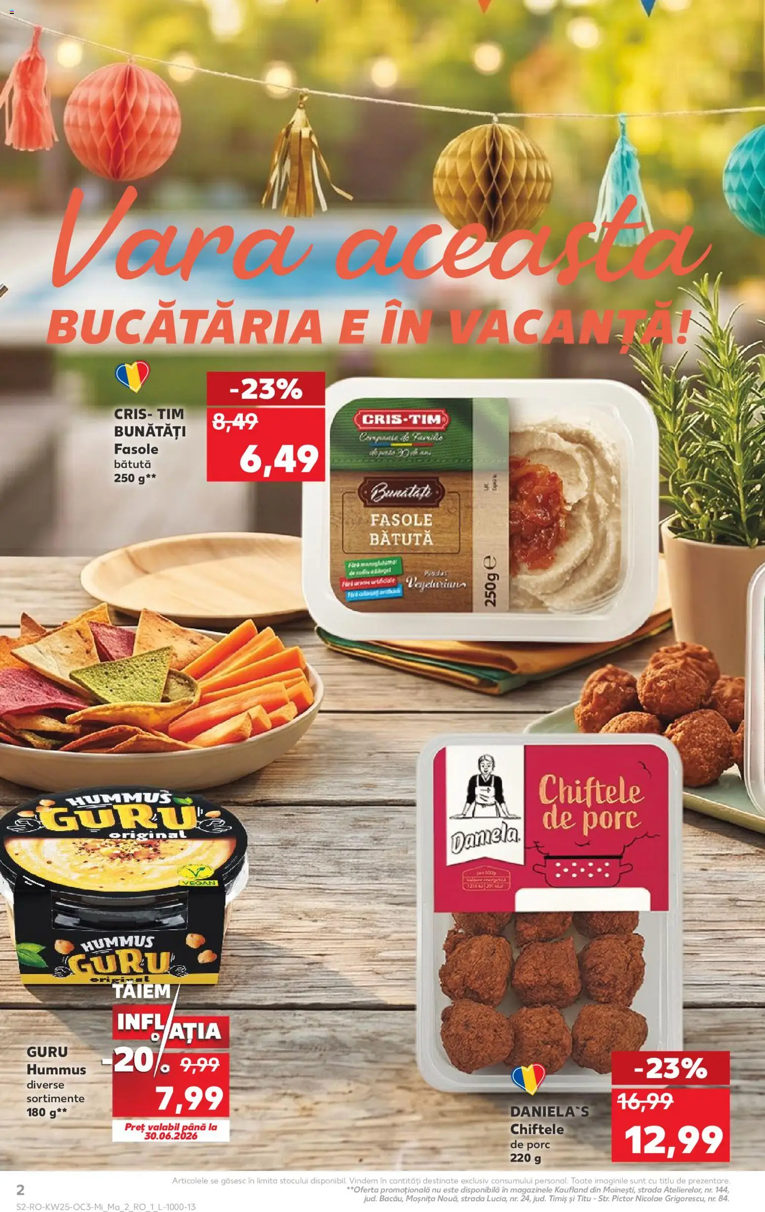Noul catalog Kaufland – valabil de la 17.06.2026 | Pagină: 2 | Produse: Chiftele