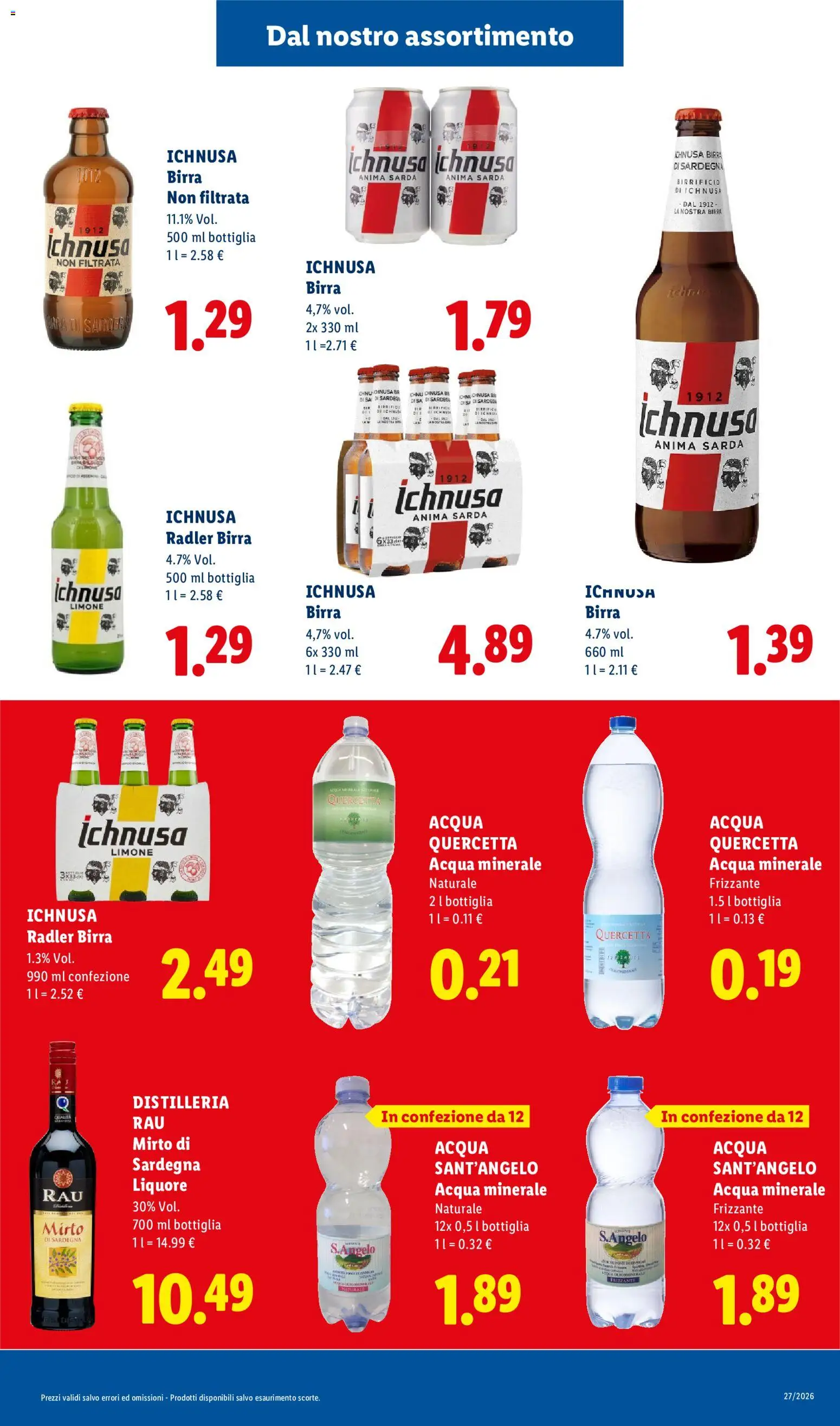 Volantino Lidl del 02/07/2026 | Pagina: 13 | Prodotti: Birra, Limone, Liquore, Bottiglia