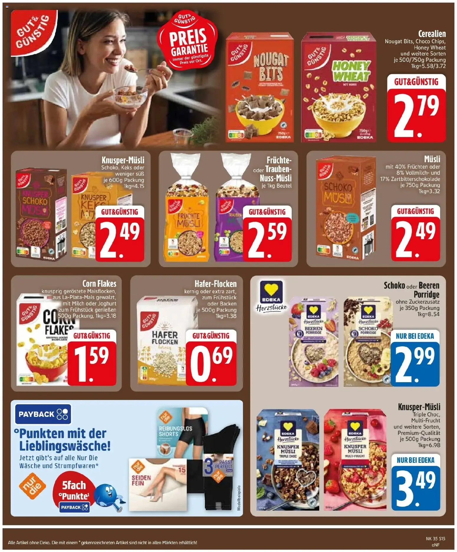 Edeka Prospekt Wartenberg (ab 24.08.2026) » Angebote Online | Seite: 17 | Produkte: Musli, Milch, Joghurt, Trauben