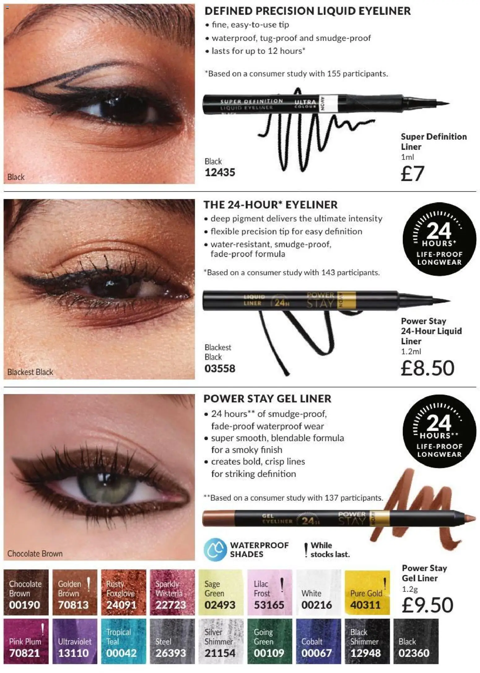 {H1} | Page: 50 | Products: Eyeliner, Chocolate