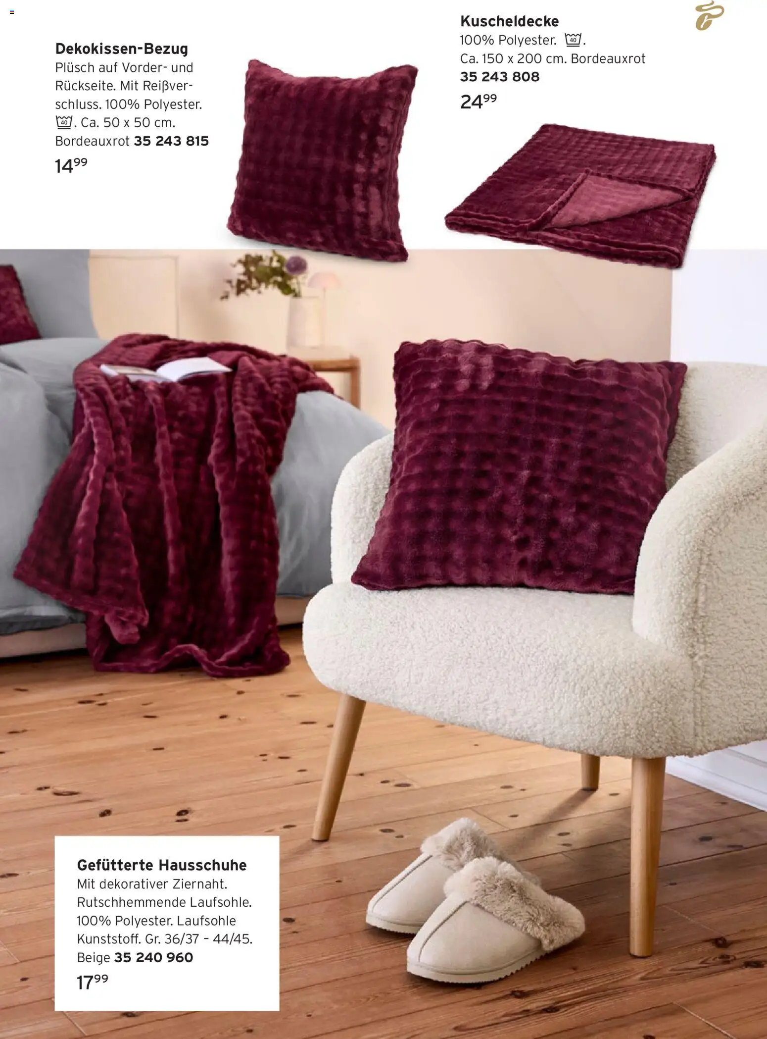Prospekt Tchibo Einkuscheln – gültig ab 07.10.2026 | Seite: 27 | Produkte: Hausschuhe