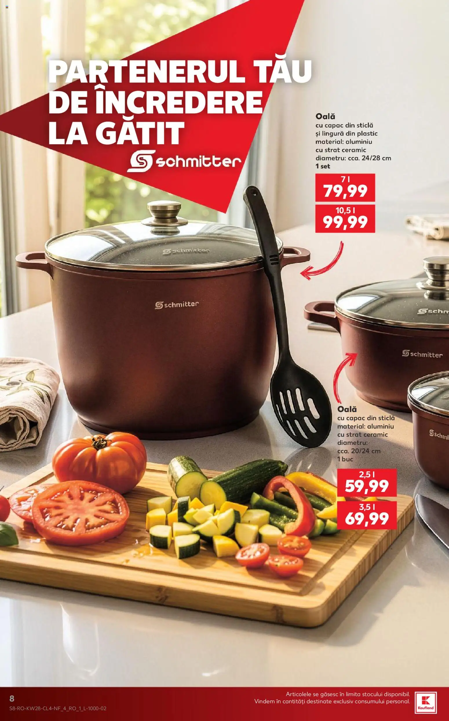 Noul catalog Kaufland – valabil de la 08.07.2026 | Pagină: 8 | Produse: Oală