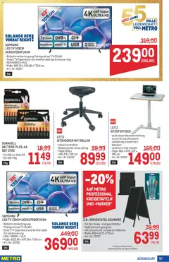 Metro angebote Profi ab 28.05.2026 gültig | Seite: 57 | Produkte: TV, Batterie, Samsung