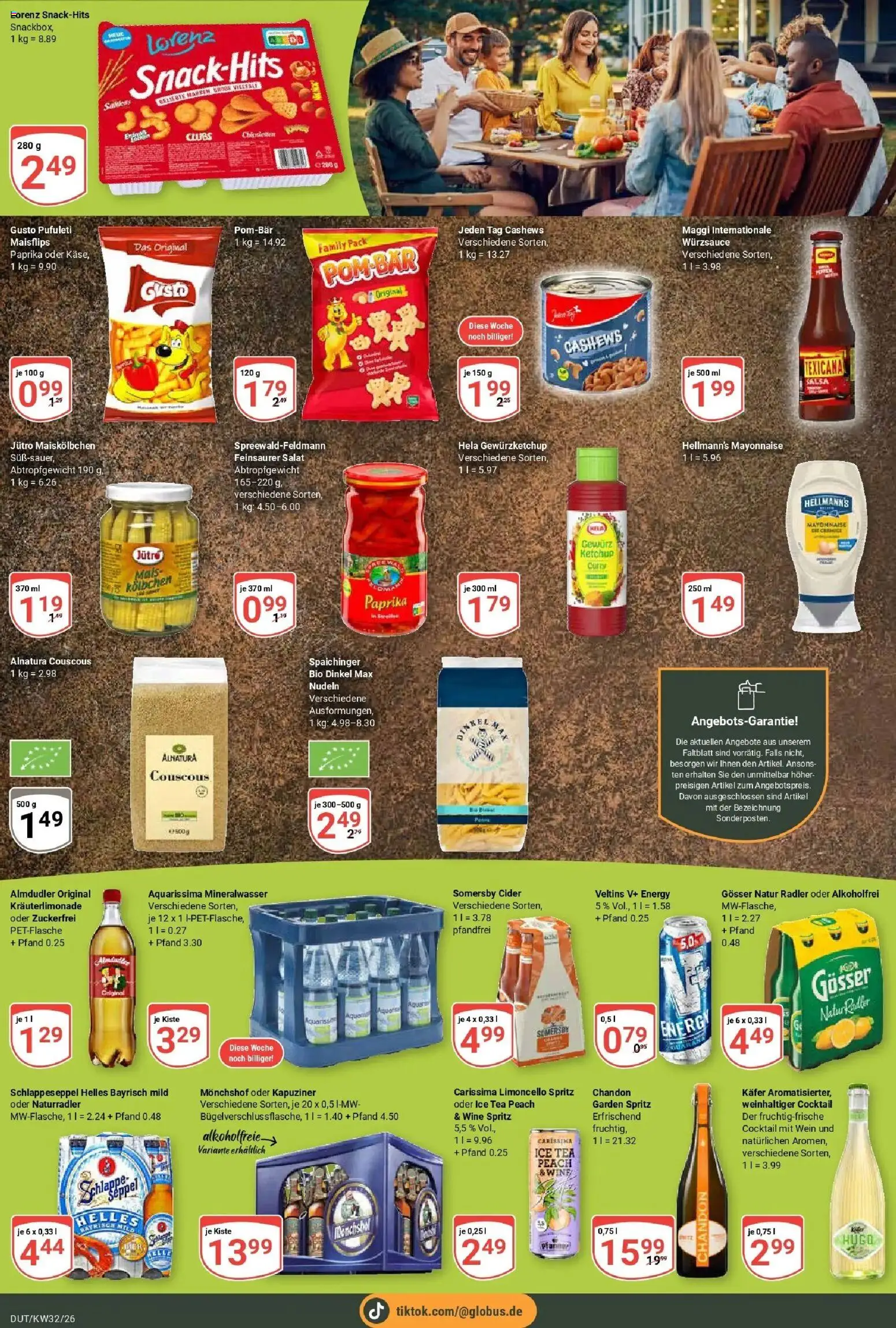 Globus Prospekt Wetzlar-Dutenhofen (ab 03.08.2026) » Angebote online | Seite: 20 | Produkte: Mais, Paprika, Wein, Hugo