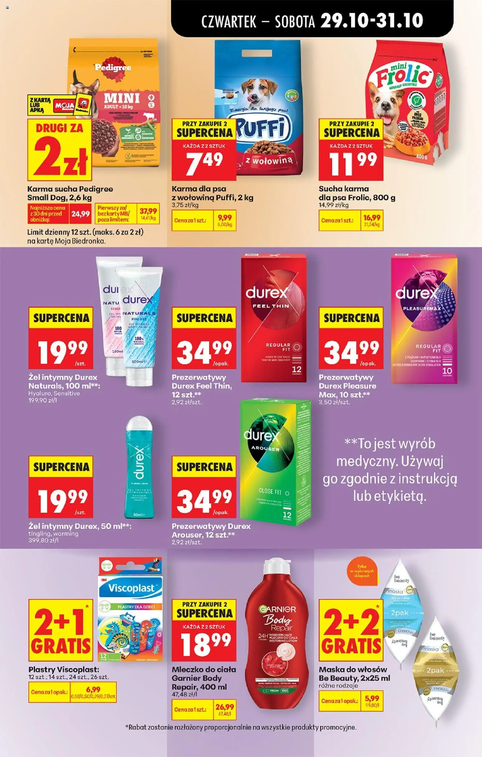 Biedronka gazetka od czwartku od 29.10.2026 | Strona: 93 | Produkty: Garnier, Maska do włosów, Maska, Karma