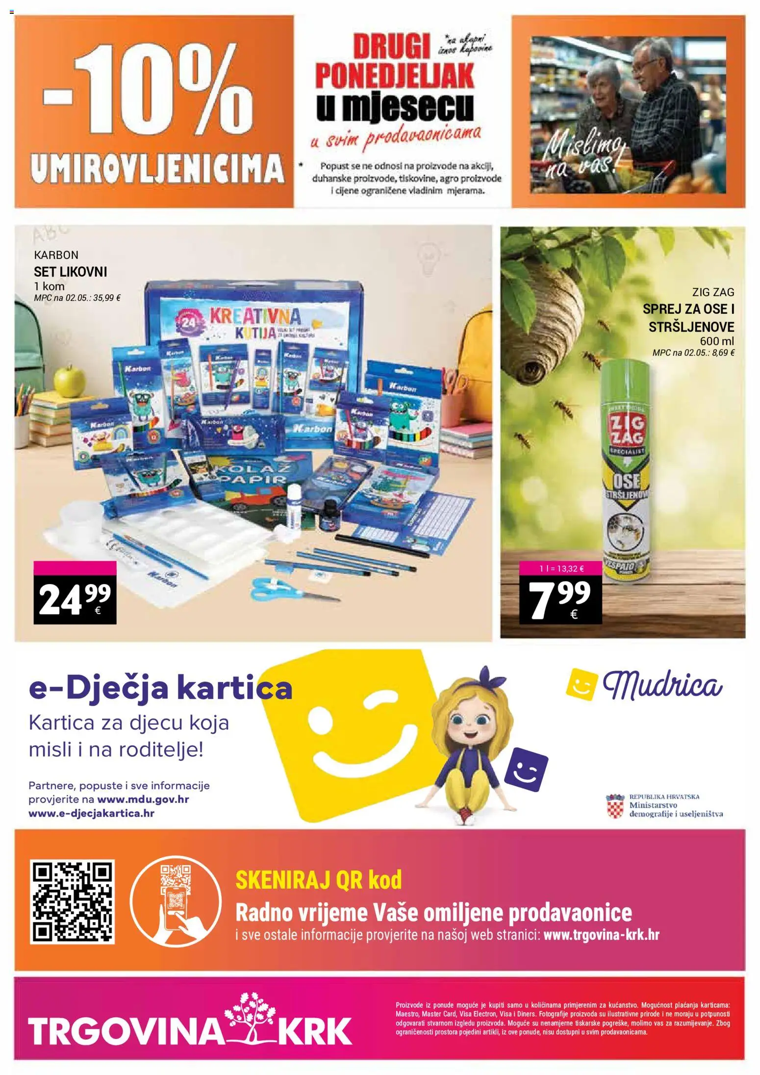 Trgovina Krk katalog | vrijedi od 01.08.2026 | Stranica: 20 | Proizvodi: Kolaž papir, Kutija