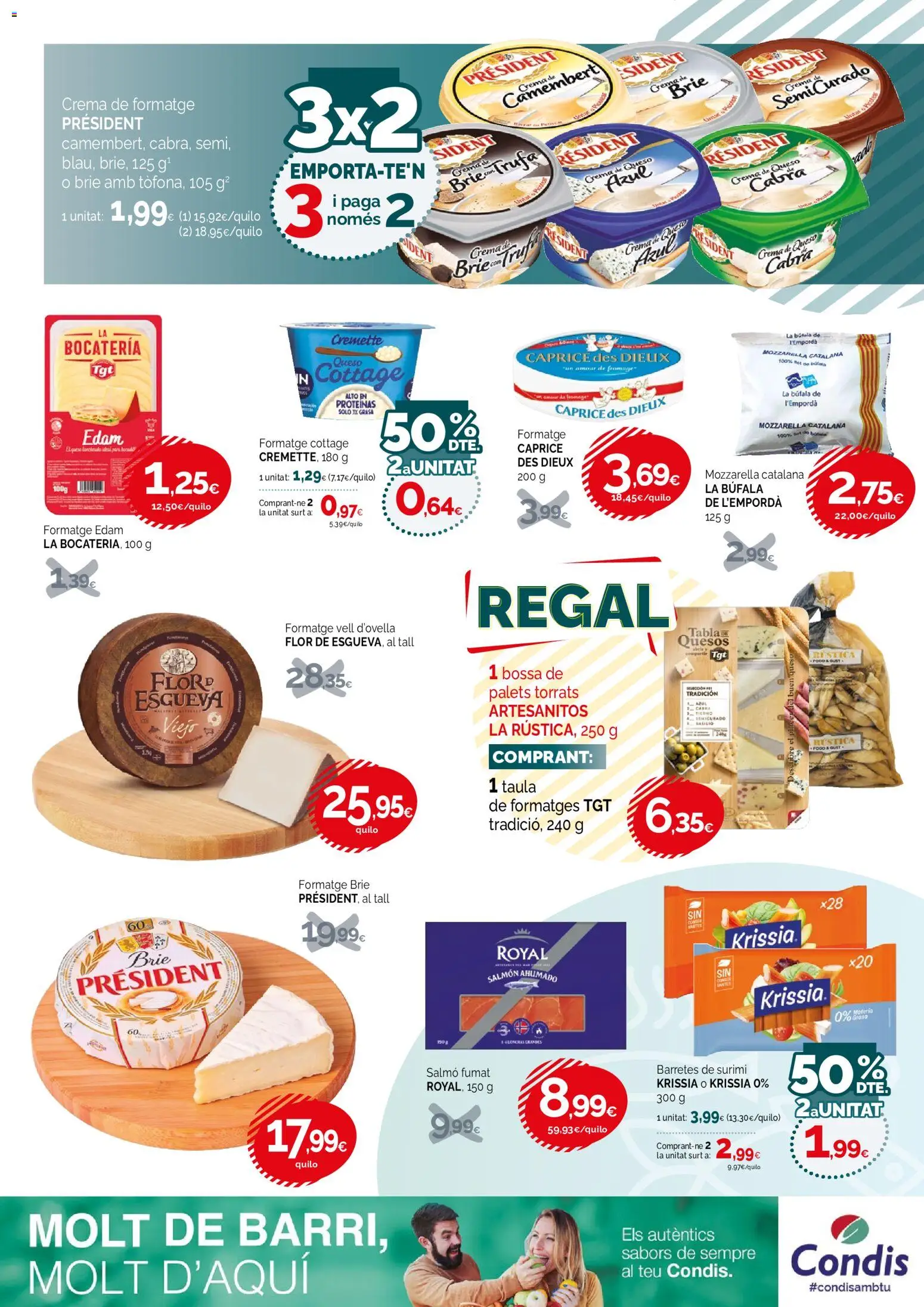 Condis folleto life │ válido desde el 17.06.2026 | Página: 5 | Productos: Queso, Crema, Salmón ahumado