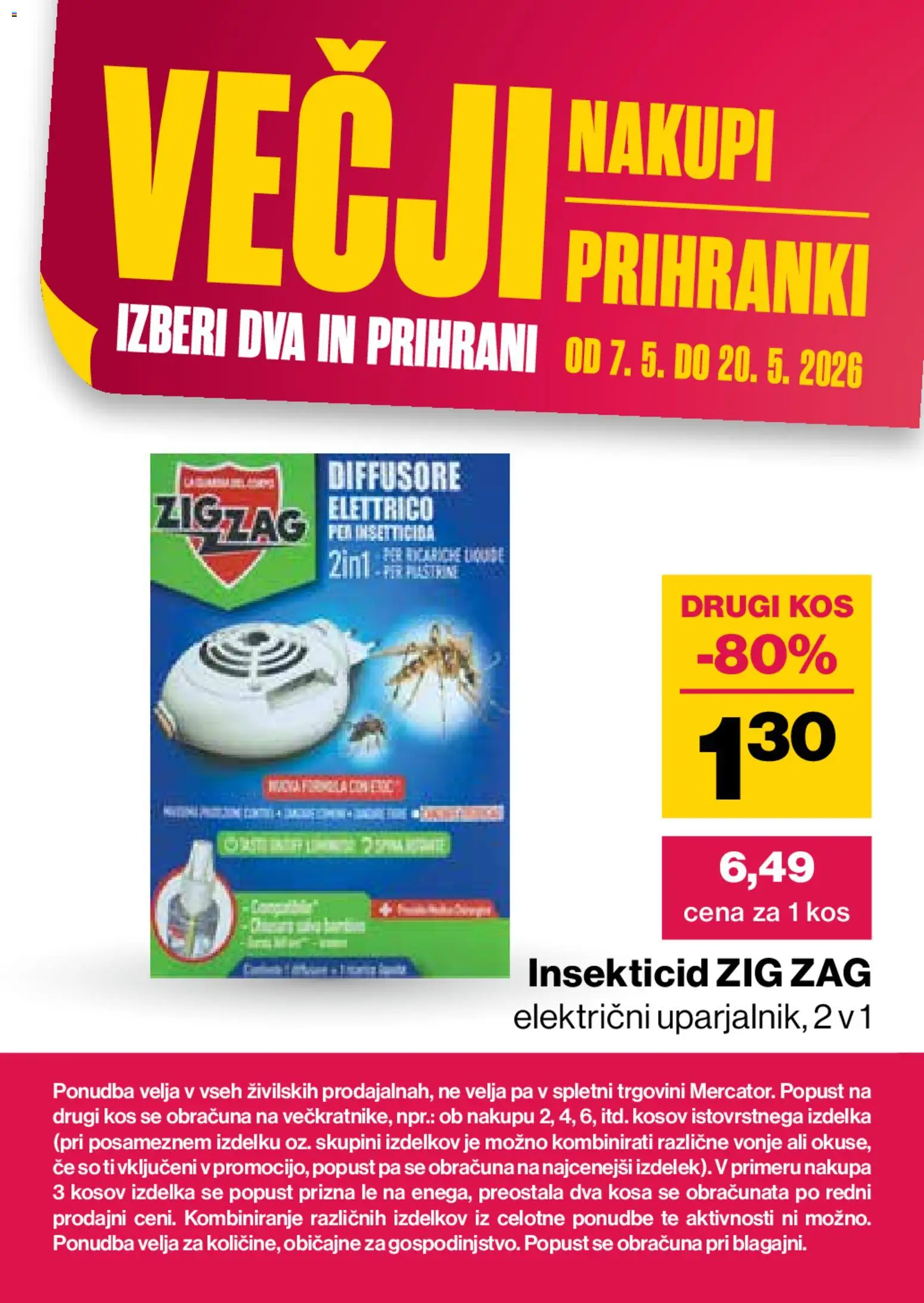 Novi Mercator katalog ponudbe – veljaven od 07.05.2026 | Stran: 62 | Izdelki: Kos