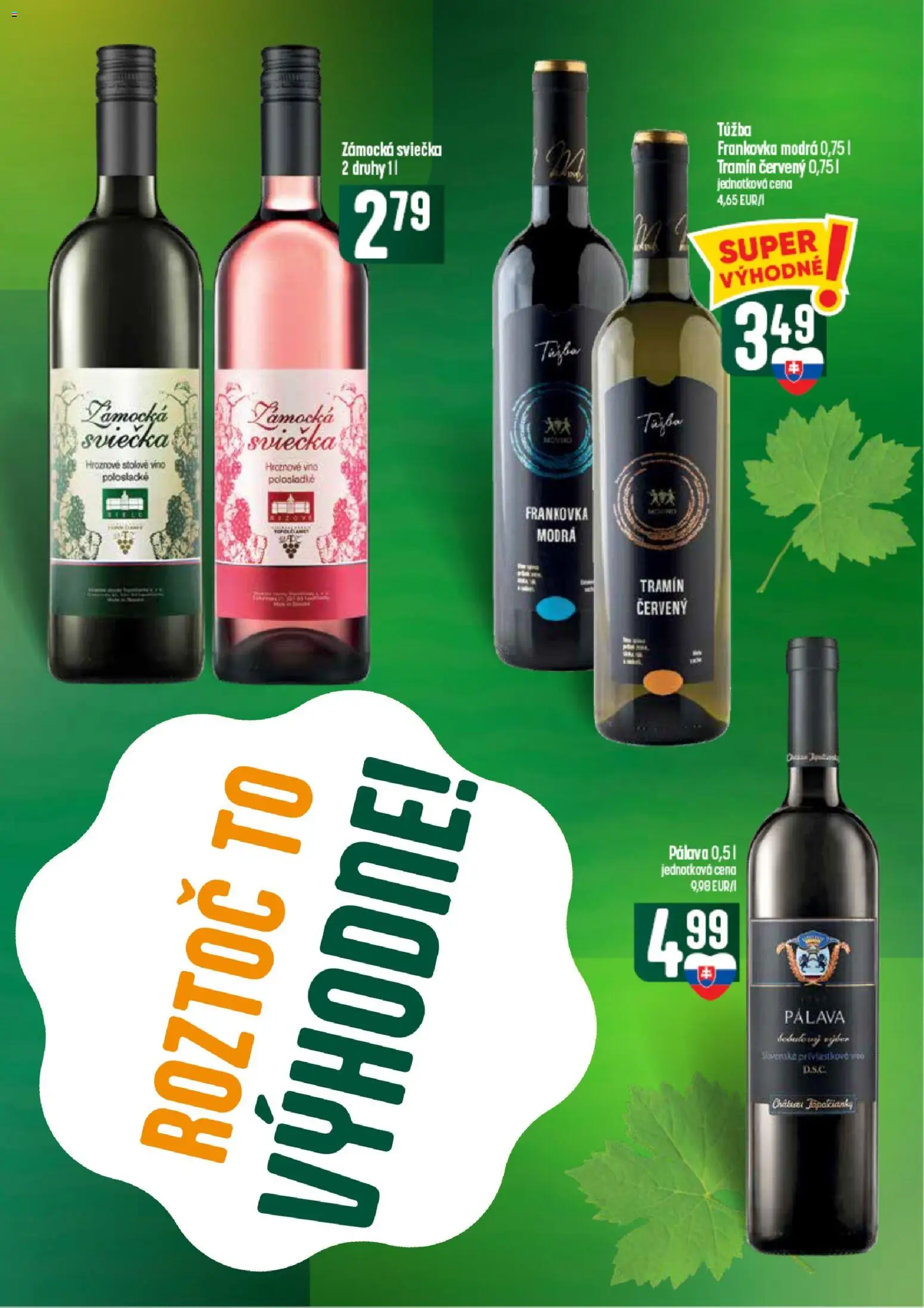 Nové COOP Jednota akcie – leták je platný od 10.09.2026 | Strana: 51 | Produkty: Hroznové víno, Víno
