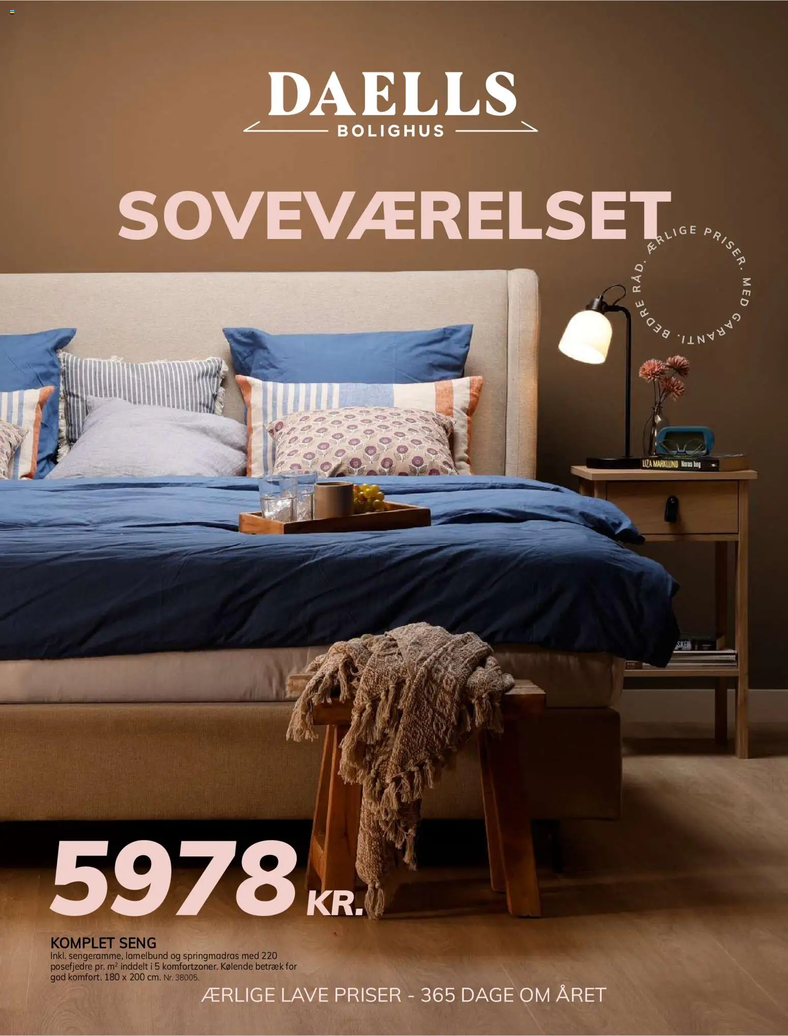 Daells Bolighus tilbudsavis – gyldig fra 10.06.2026 | Side: 1 | Produkter: Seng, Løg, Soveværelset