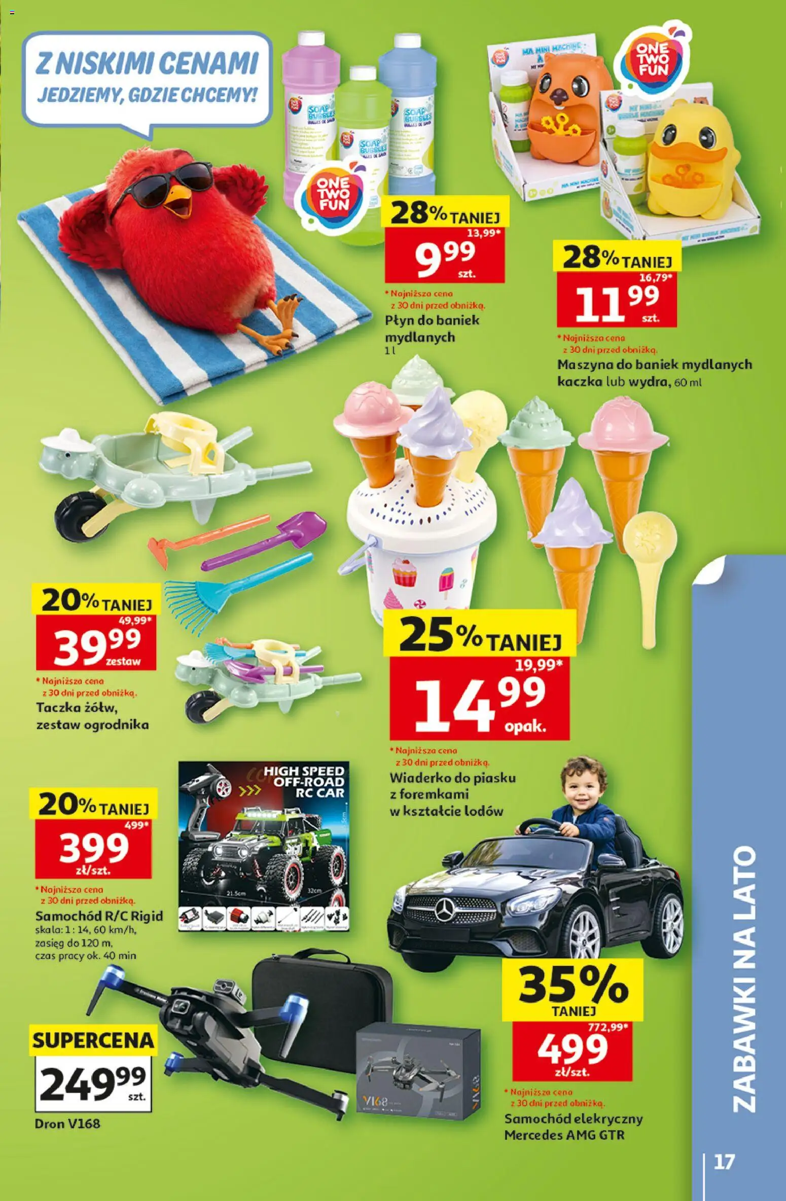 Auchan gazetka - 30 Lat Hipermarket od 18.06.2026 | Strona: 17 | Produkty: Kaczka, Dron