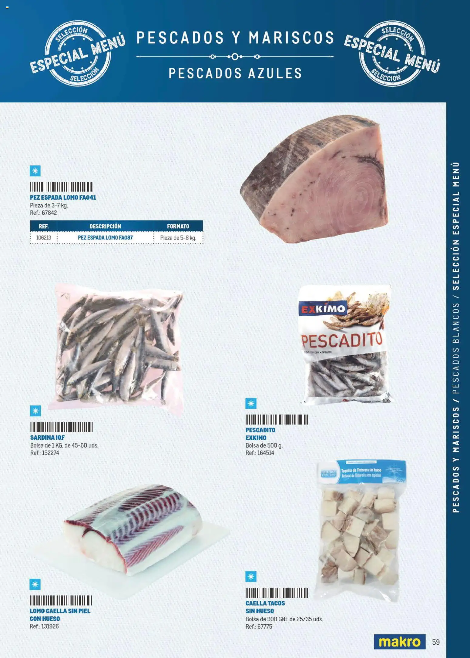Makro Especial Carta y Menú │ válido desde el 06/07/2026 | Página: 59 | Productos: Tacos, Bolsa