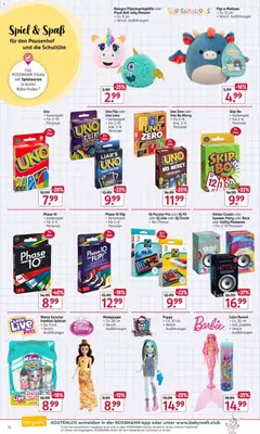 Rossmann Schulaktion ab 29.06.2026 gültig | Seite: 14 | Produkte: Spiel, Puppe, Monster, Rock