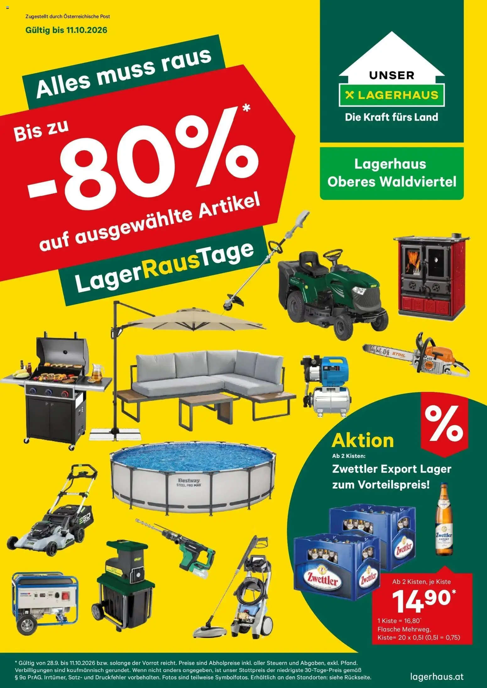 Lagerhaus Wochen Angebote gültig ab 28.09.2026 | Seite: 1