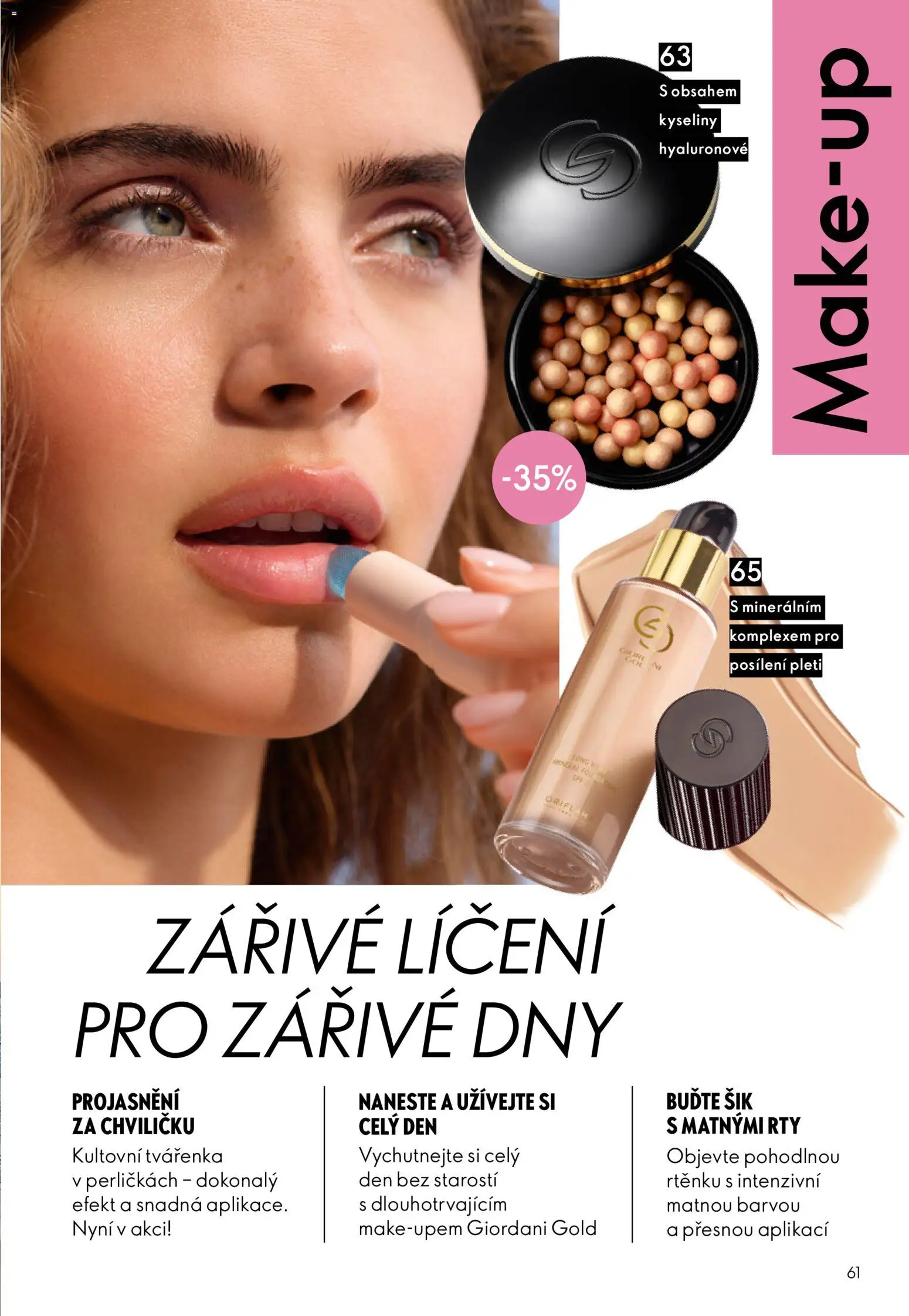 Oriflame katalog č. 08/2026 od 27.05.2026 | Strana: 61 | Produkty: Makeup, Tvářenka