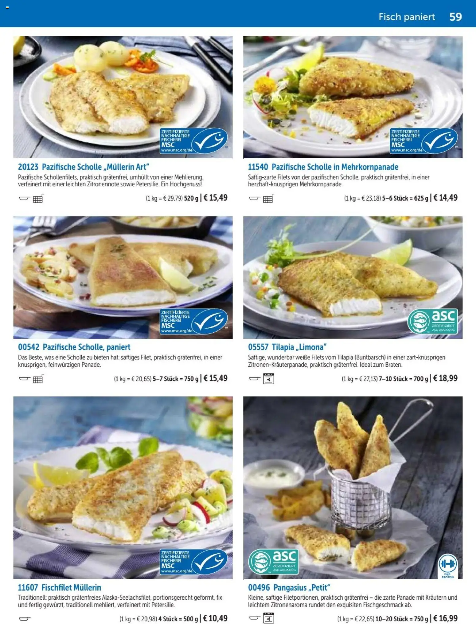 Bofrost Katalog – gültig ab 07.09.2026 | Seite: 59 | Produkte: Fisch