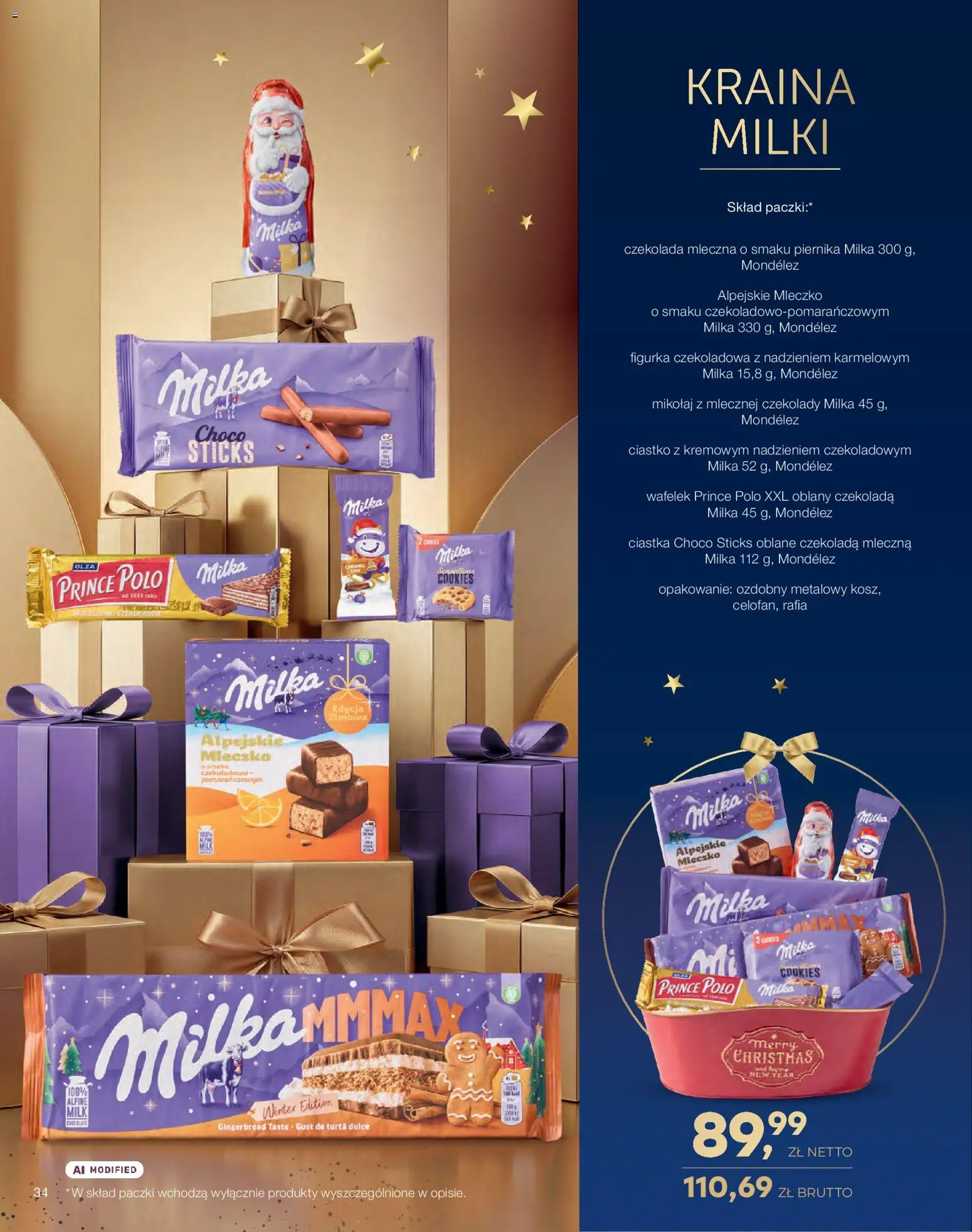 Makro gazetka - Świat prezentów od 01.11.2026 | Strona: 34 | Produkty: Czekoladowa, Prince polo xxl, Czekolada milka, Czekolady milka