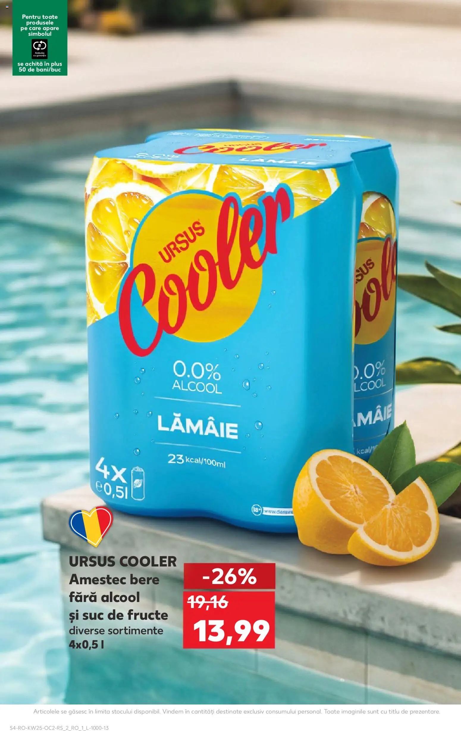 Noul catalog Kaufland – valabil de la 17.06.2026 | Pagină: 4 | Produse: Suc, Bere, Fructe, Lămâie