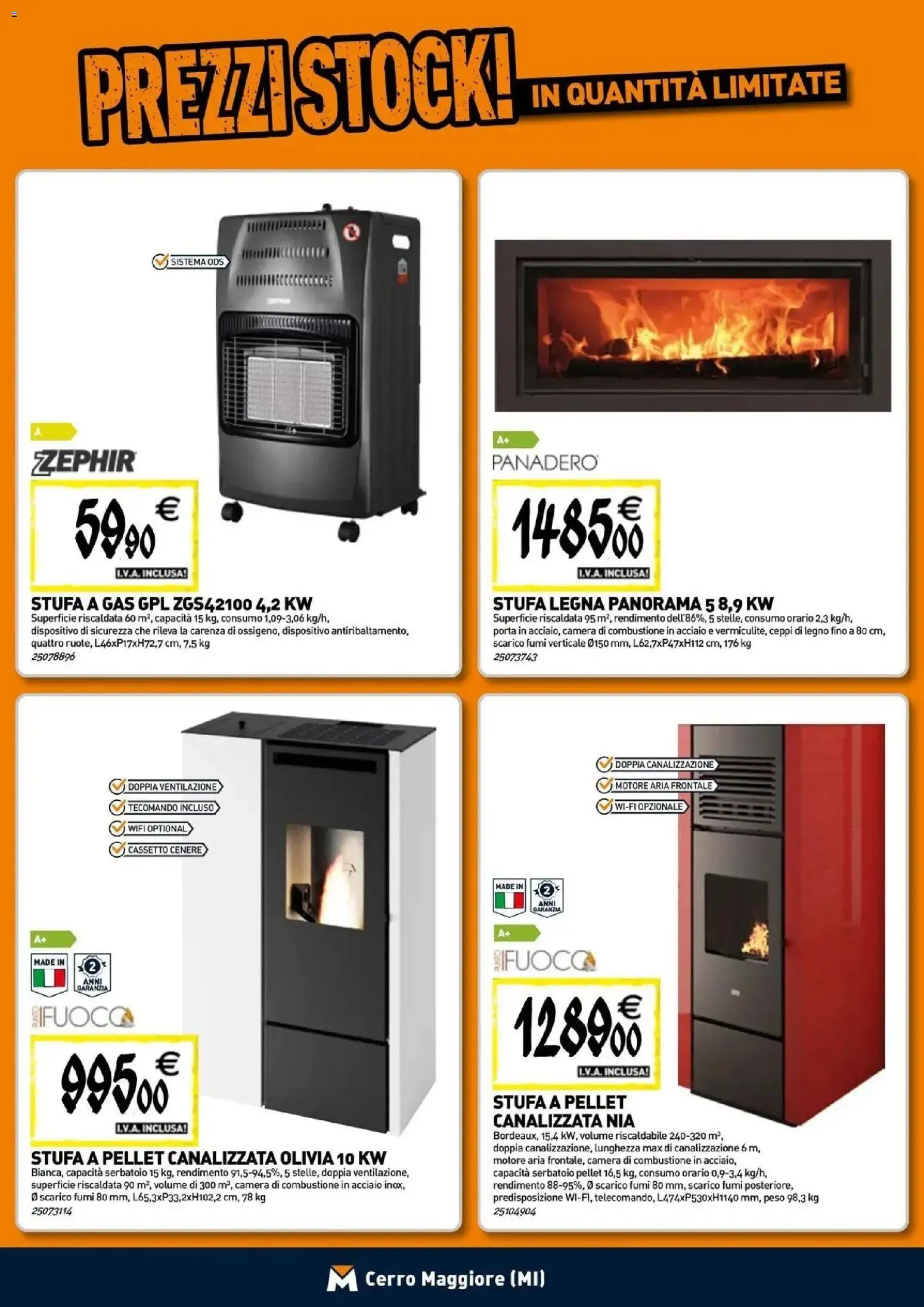Nuovo TECNOMAT - Straordinari prezzi stock! dal 24/09/2026 > offerte anteprima 🛍️ | Pagina: 8 | Prodotti: Pellet, Porta, Stufa a pellet, Stufa a gas