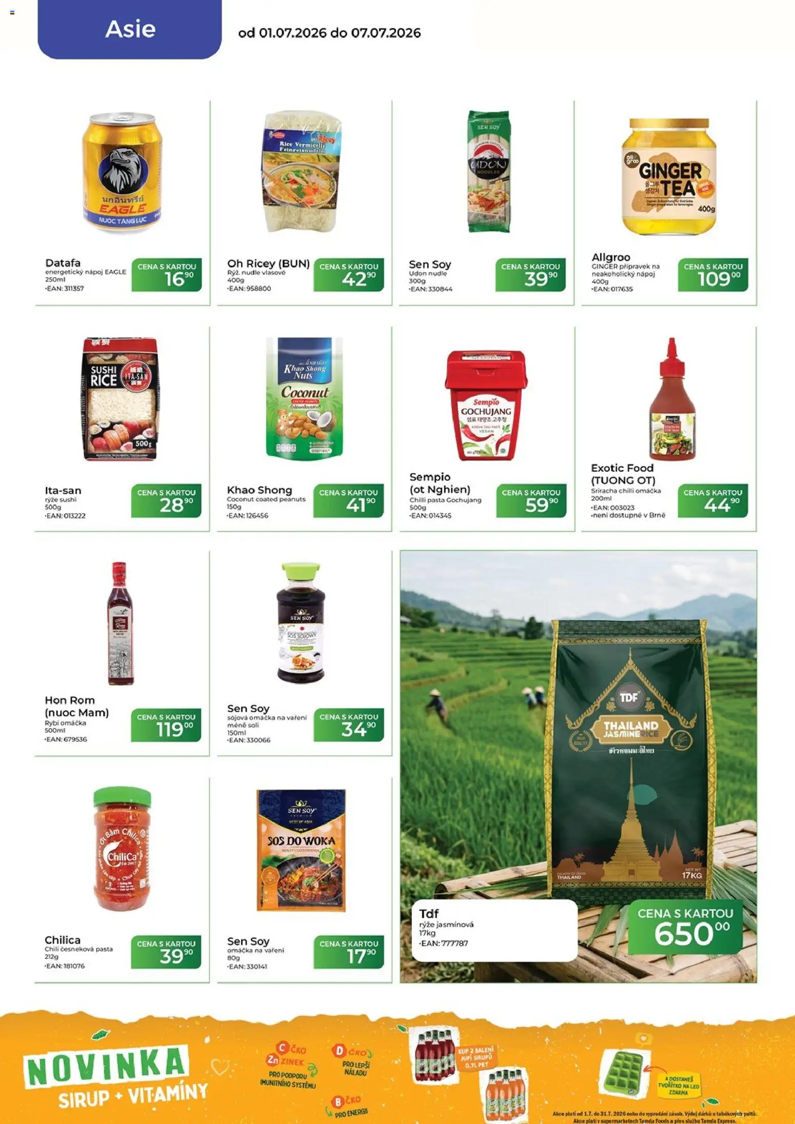 Tamda Foods leták od 01.07.2026 | Strana: 45 | Produkty: Energetický nápoj, Vitamíny, Tvořítko na led, Tvořítko