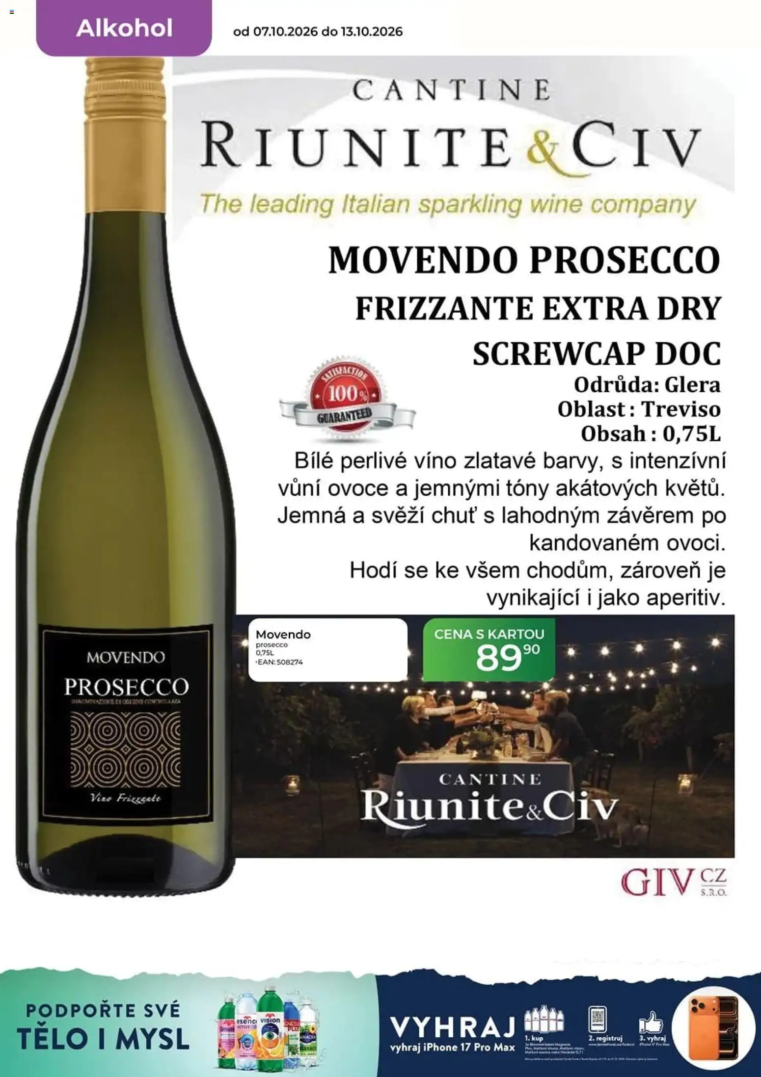 Tamda Foods leták od 07.10.2026 | Strana: 18 | Produkty: Ovoce, Prosecco, Víno, Frizzante