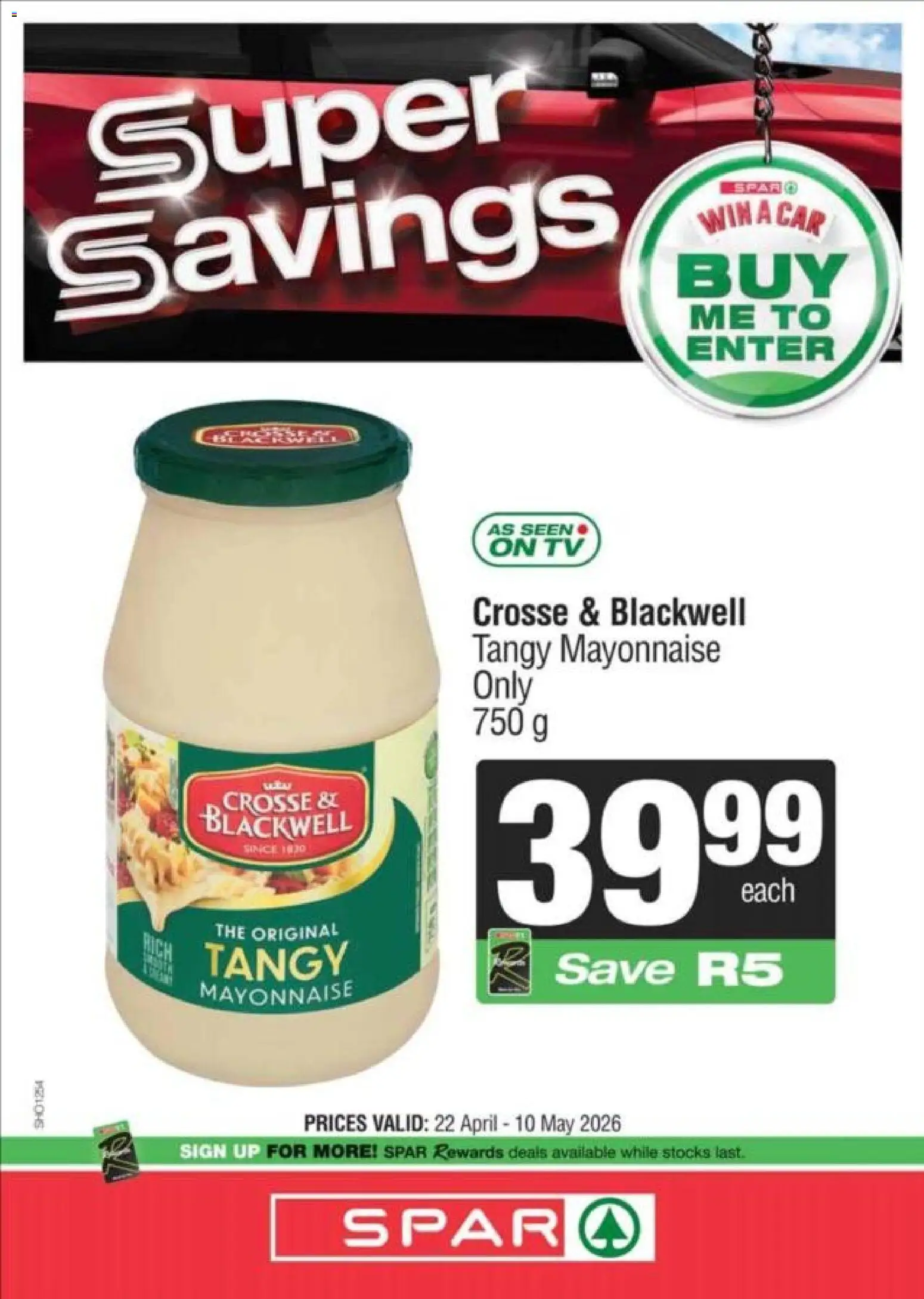 New Spar catalogue – valid from 11.05.2026 | Page: 15 | Products: TV, Mayonnaise