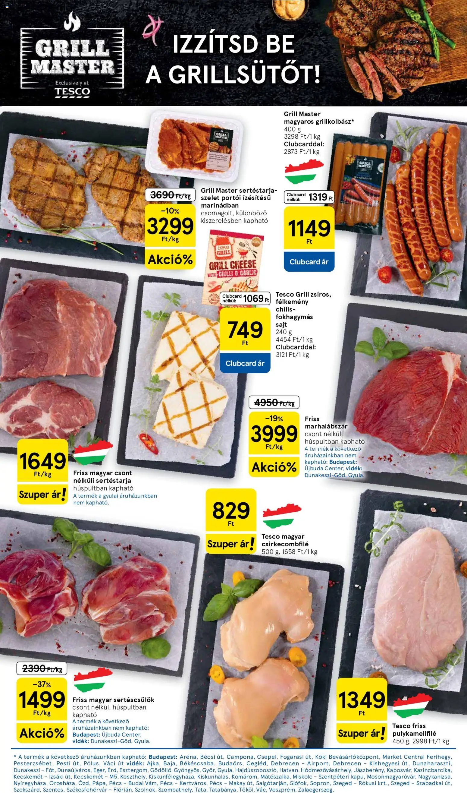 Tesco akciós ujság - amely érvényes a következő dátumtól: 2026.08.18. | Oldal: 3 | Termékek: Marhalábszár, Sertéstarja, Sertéscsülök, Csirkecombfile