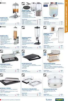 Náhled letáku Makro leták - Gastro vybavení a zařízení od 01.02.2026 | Strana: 101 | Produkty: Zásobník, Džus, Stůl, LED