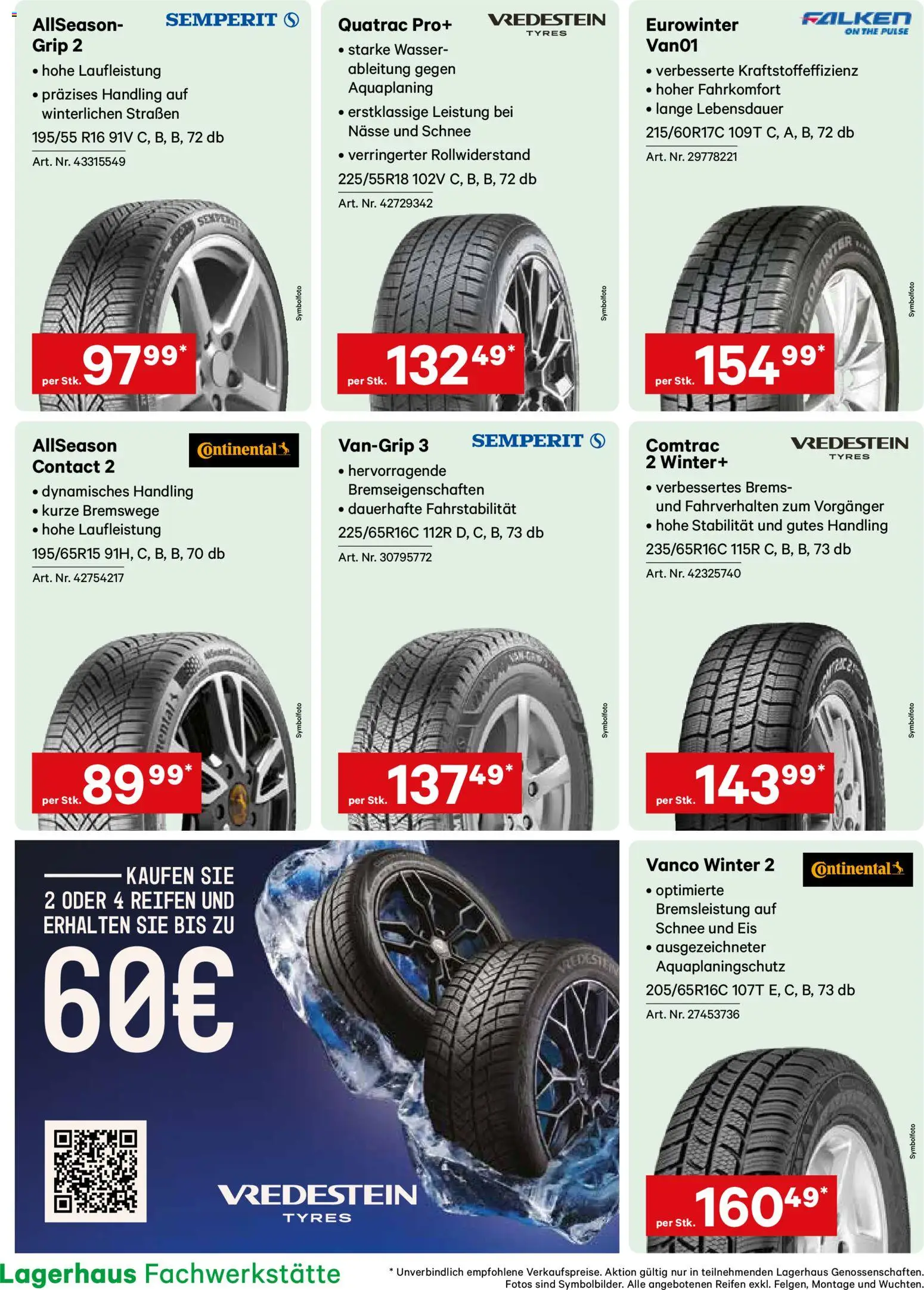 Lagerhaus Winterreifen gültig ab 01.10.2026 | Seite: 2 | Produkte: Eis, Wasser