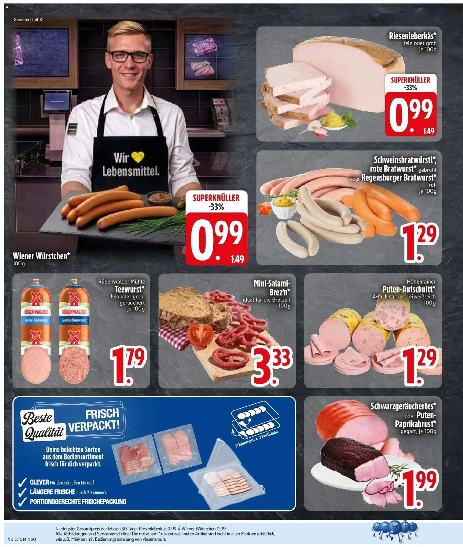 Edeka Prospekt Monheim (ab 07.09.2026) » Angebote Online | Seite: 16 | Produkte: Mühle, Wiener wurstchen, Bratwurst