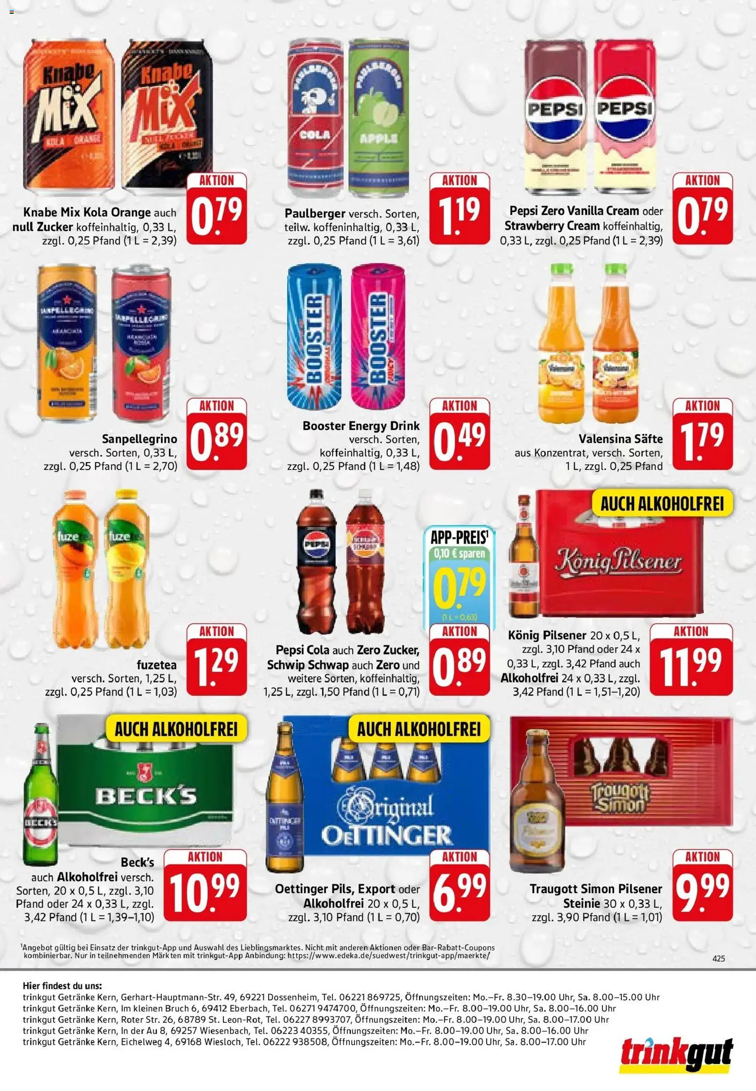 Trinkgut - trinkgut: Wochenangebote (ab 05.10.2026) » Angebote online | Seite: 6 | Produkte: Konig pilsener, Oettinger, Apple, Zucker
