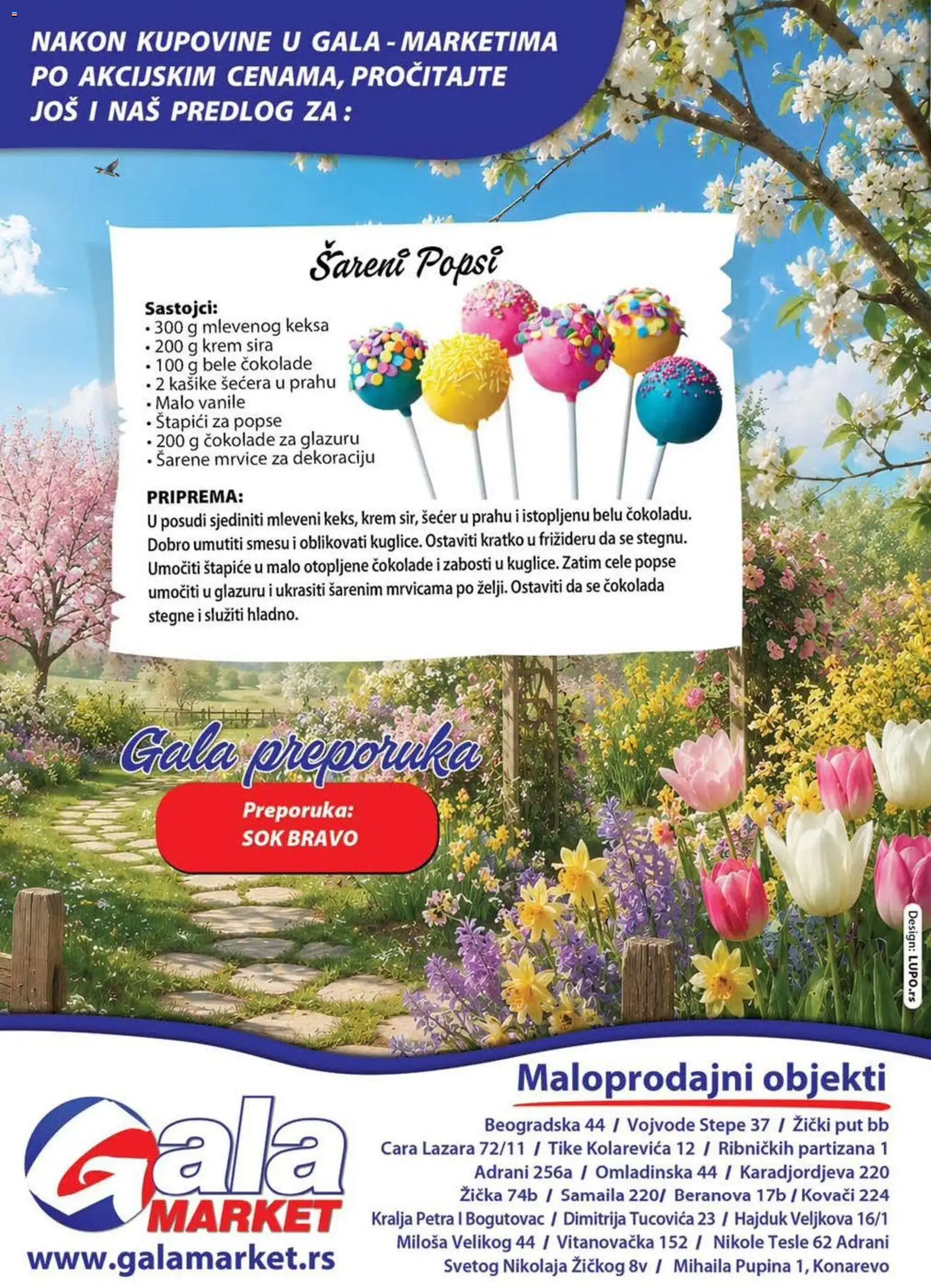 Gala MARKET katalog - važi od 05.06.2026 | Strana: 8 | Proizvode: Šećer, Šećer u prahu, Čokolada, Sok