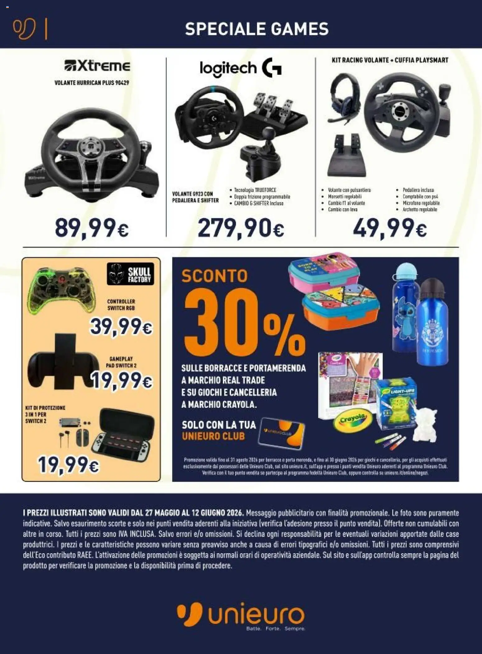 Volantino Unieuro del 27.05.2026 | Pagina: 9 | Prodotti: Microfono