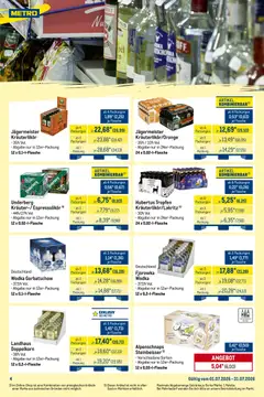 Metro  Monats-Mix ab 01.07.2026 gültig | Seite: 4 | Produkte: Jägermeister, Wodka gorbatschow, Wodka, Hubertus tropfen