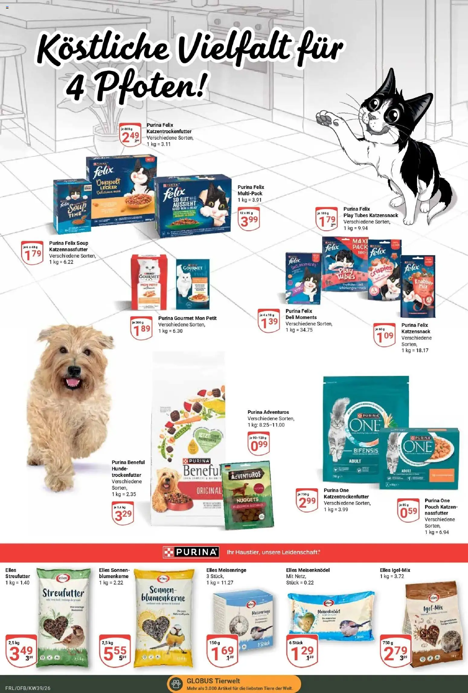 Globus Prospekt Freilassing (ab 21.09.2026) » Angebote online | Seite: 24 | Produkte: Purina one