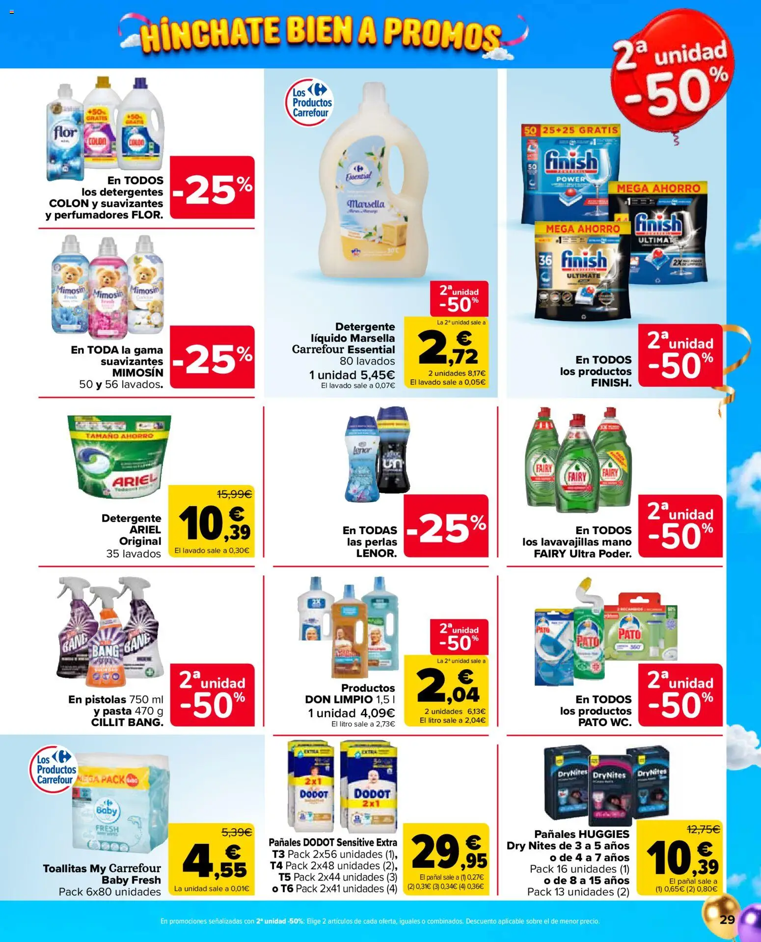Carrefour Market folleto │ válido desde el 24/09/2026 | Página: 29 | Productos: Detergente, Pasta, Pato, Pañales