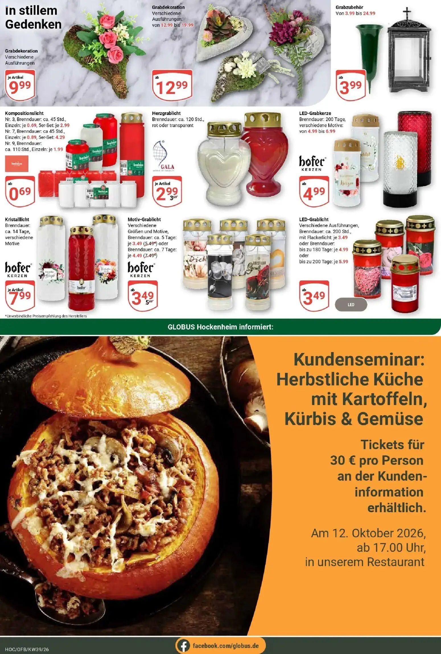 Globus Prospekt Hockenheim (ab 21.09.2026) » Angebote online | Seite: 30 | Produkte: Küche, Gemüse, Kürbis