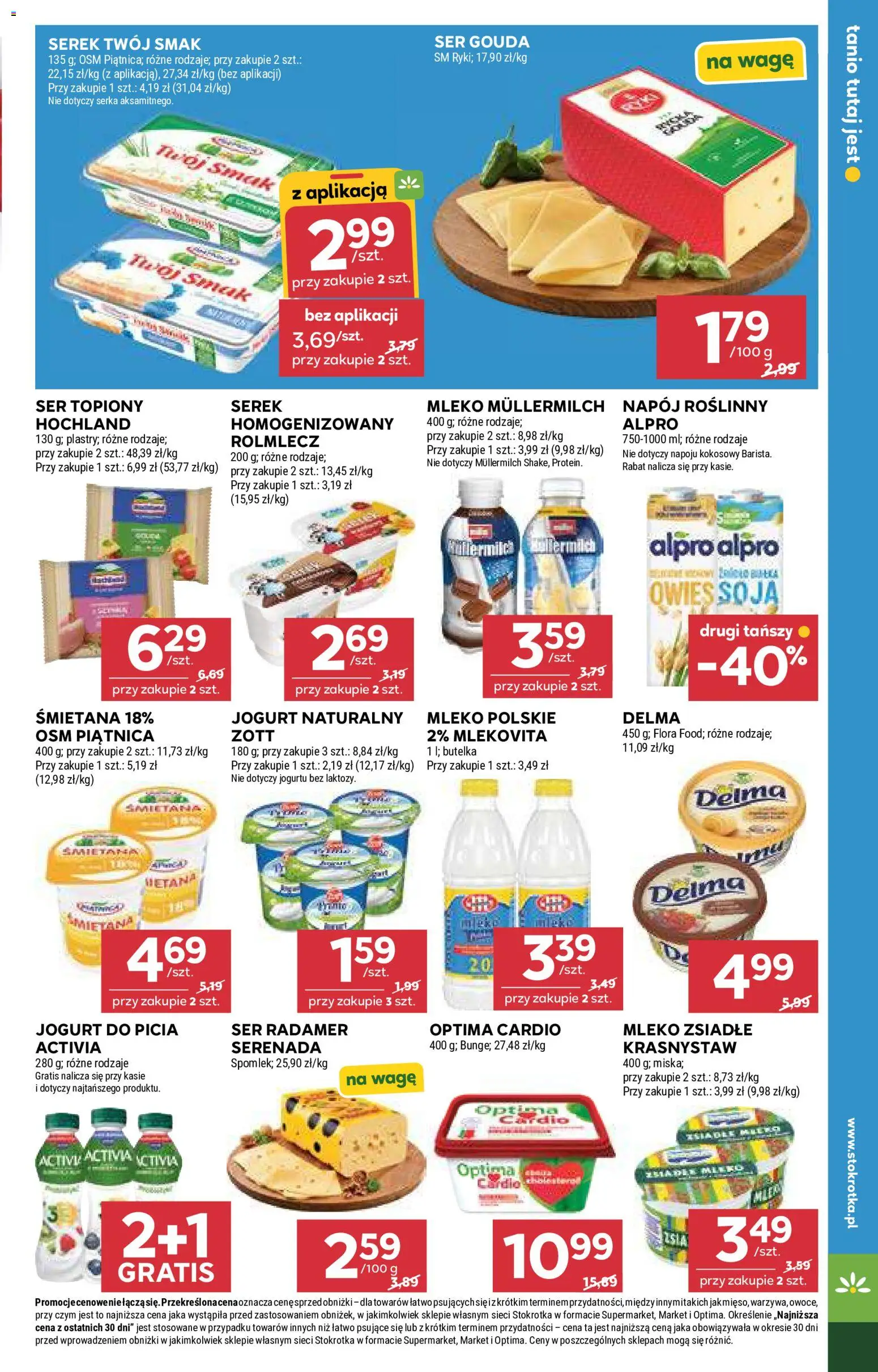 Stokrotka gazetka - Market od 21.05.2026 | Strona: 19 | Produkty: Serek Twój Smak, Serek, Stokrotka, Śmietana