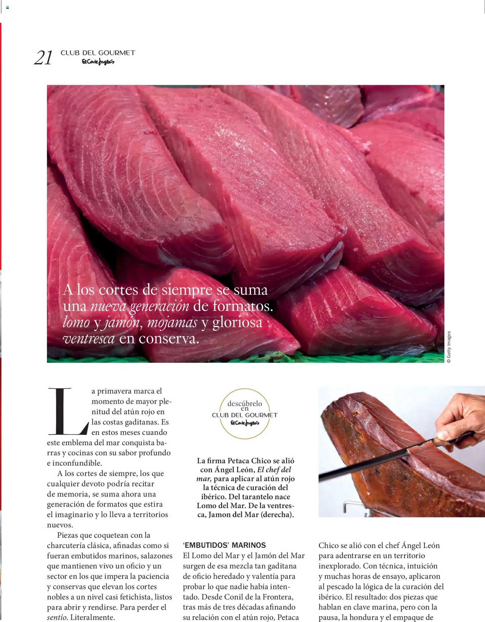 El Corte Inglés ofertas │ válido desde el 01.04.2026 | Página: 21 | Productos: Jamón, Pescado, Νυχτικό