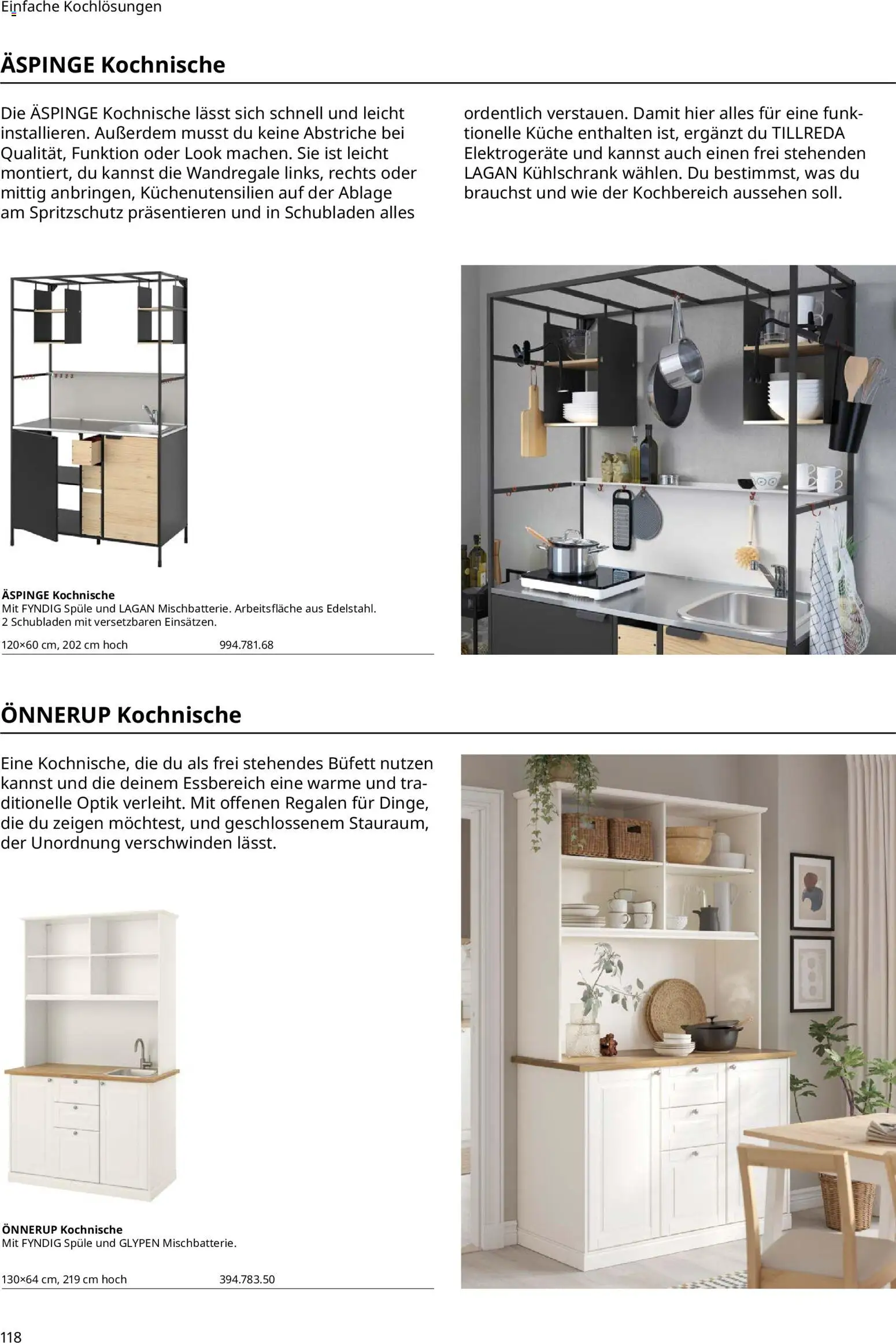Ikea Prospekt 	 – gültig ab 01.04.2025 | Seite: 118 | Produkte: Küche, Kühlschrank