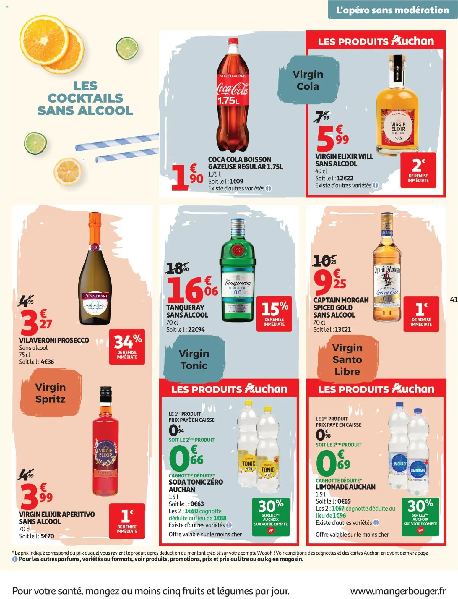 {H1} | Pagina: 41 | Producten: Tonic, Coca Cola, Limonade, Cocktails