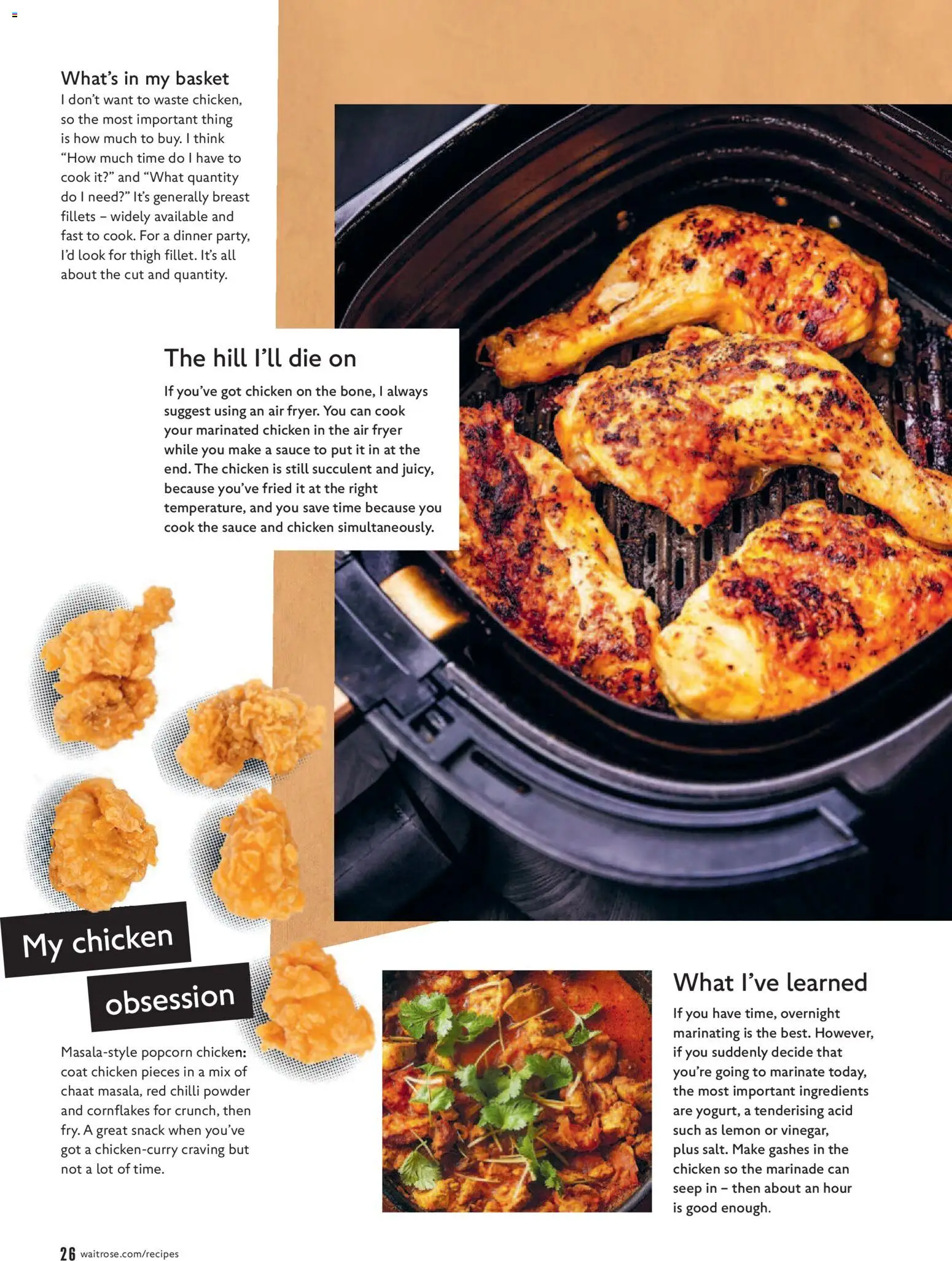 {H1} | Page: 26 | Products: Basket, Cornflakes, Ingredients, Fryer