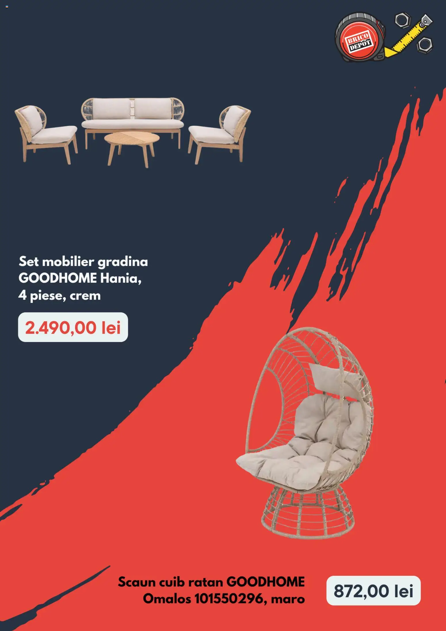 Noul catalog Brico Depot – valabil de la 21.05.2026 | Pagină: 2 | Produse: Scaun