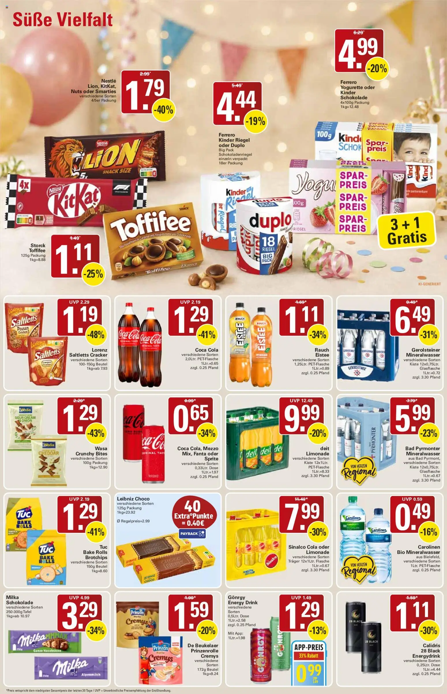 WEZ Prospekt – gültig ab 17.08.2026 | Seite: 12 | Produkte: Coca cola, Cola, Yogurette, Milka