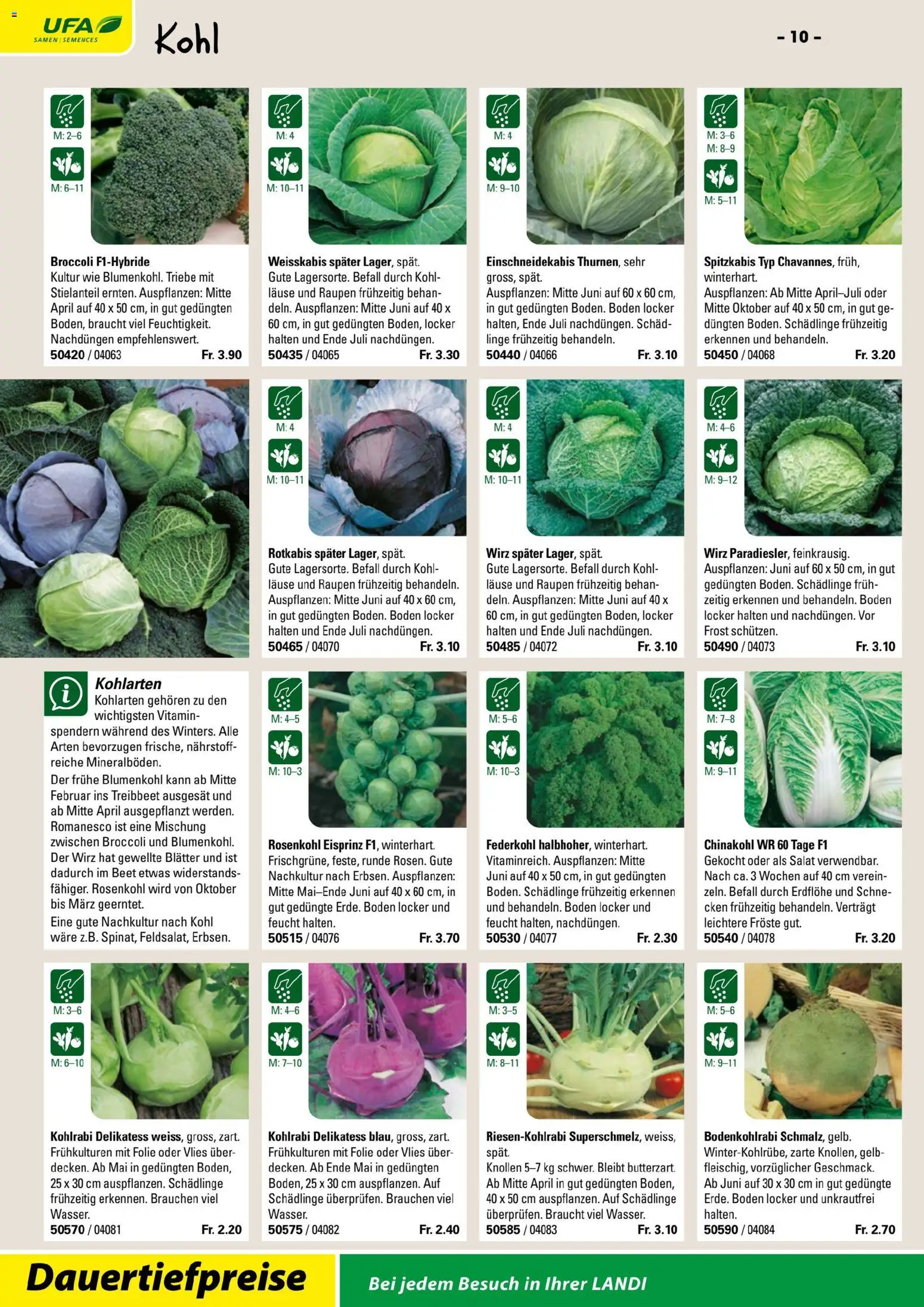 Landi ( Deaktivovane pre Letakomat )  Aktionen – gültig ab 07.01.2026 | Seite: 12 | Produkte: Blumenkohl, Chinakohl, Salat