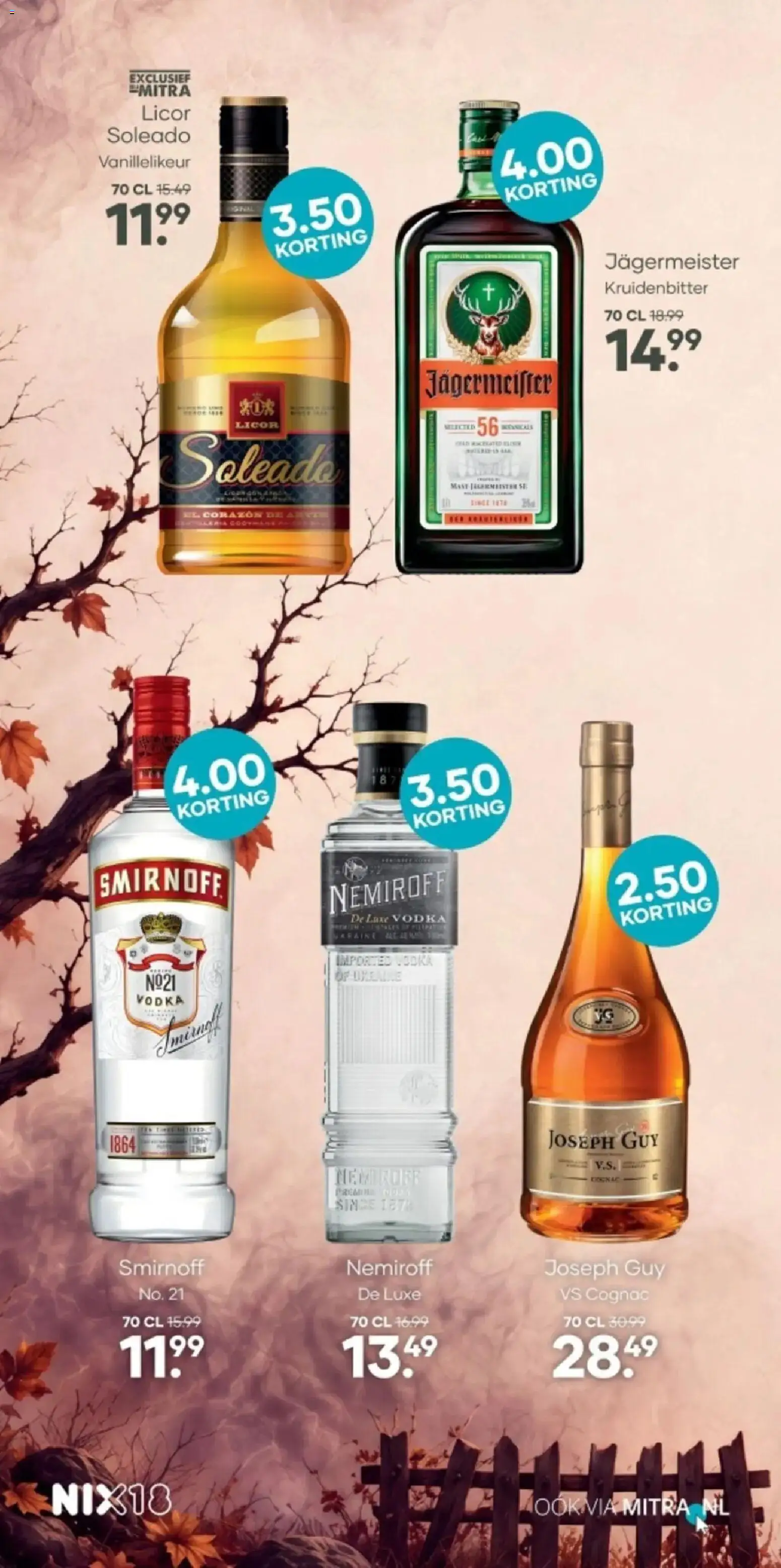 {H1} | Pagina: 8 | Producten: Vodka, Jägermeister, Cognac