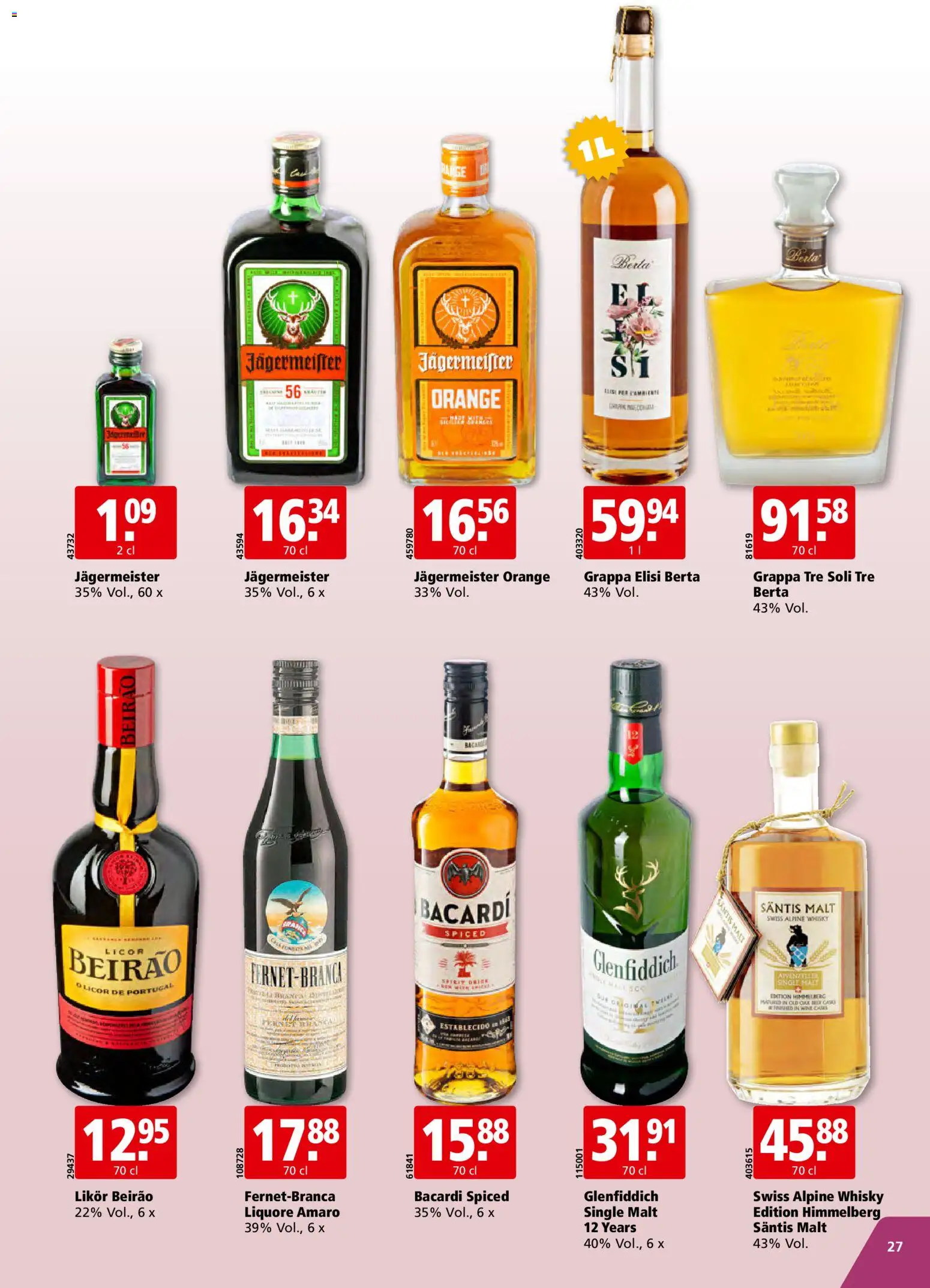 Aligro aktionen – gültig ab 10.08.2026 | Seite: 27 | Produkte: Likör