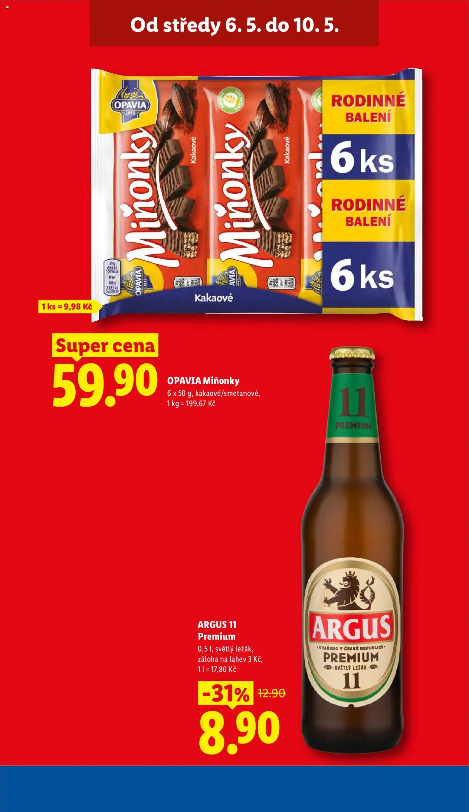 Lidl leták od 06.05.2026 | Strana: 7 | Produkty: Argus, Láhev