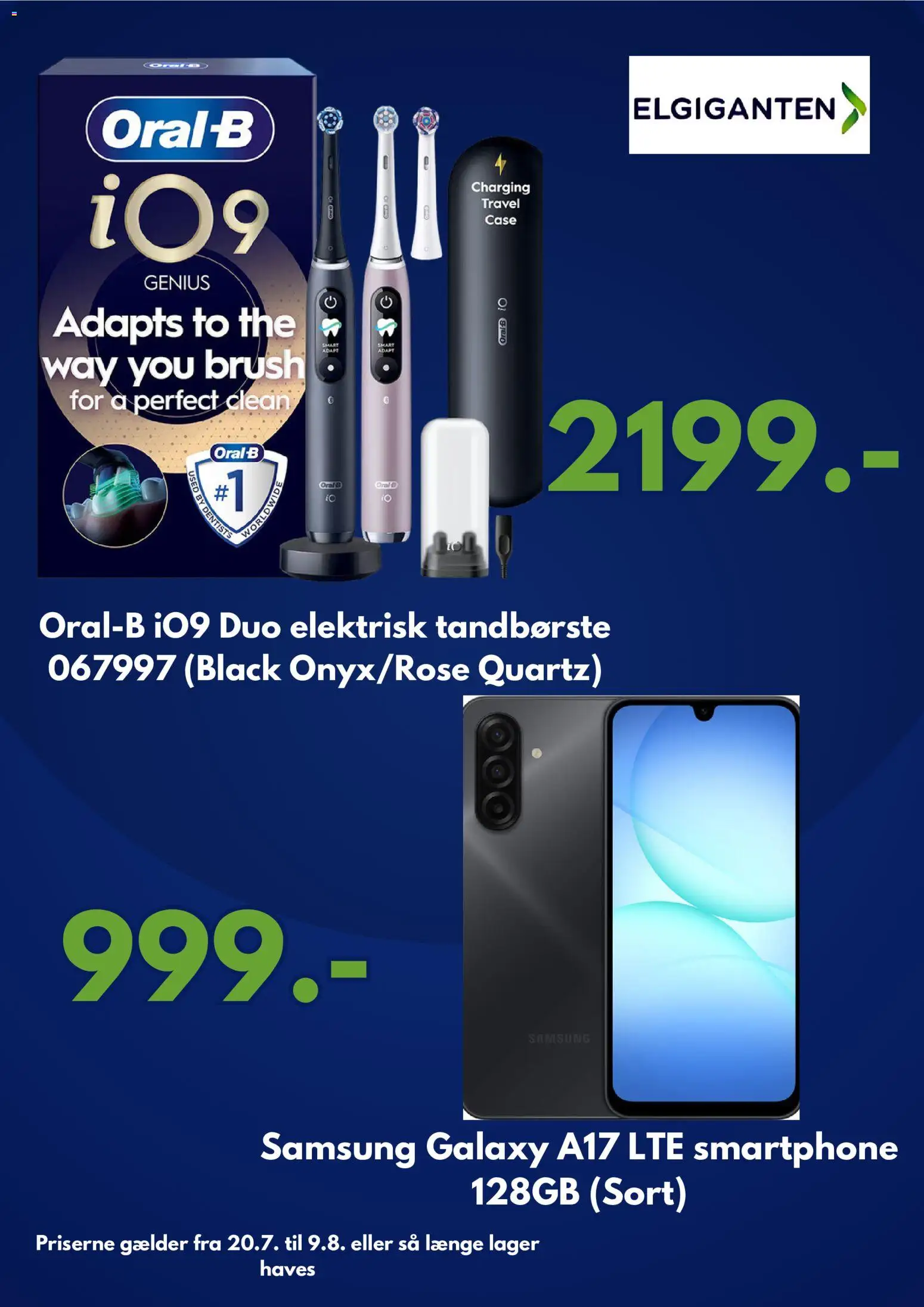 Elgiganten tilbudsavis – gyldig fra 20/07/2026 | Side: 5 | Produkter: Tandbørste, Case, Elektrisk Tandbørste, Smartphone