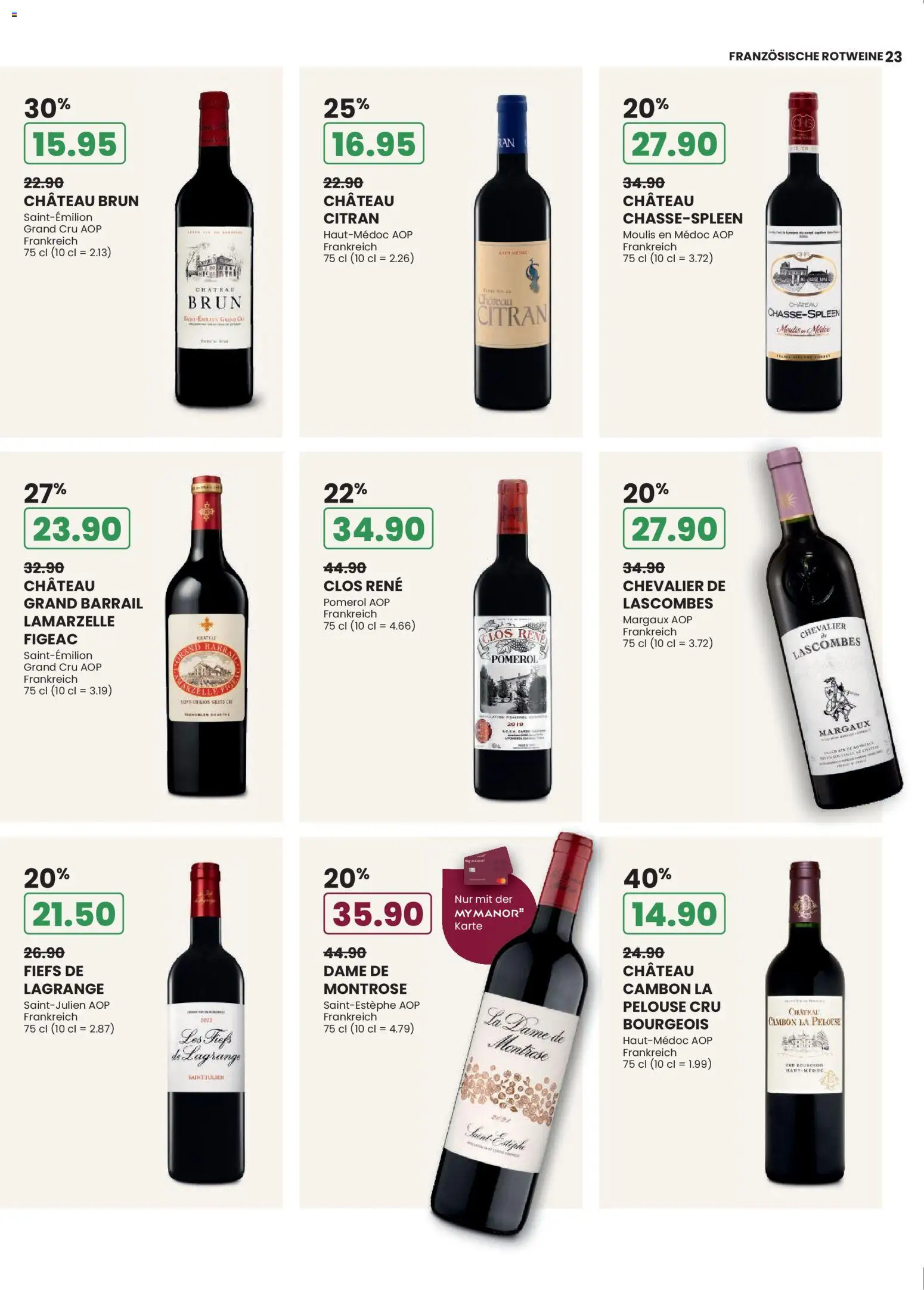 Manor aktionen  Wine – gültig ab 12.04.2026 | Seite: 23